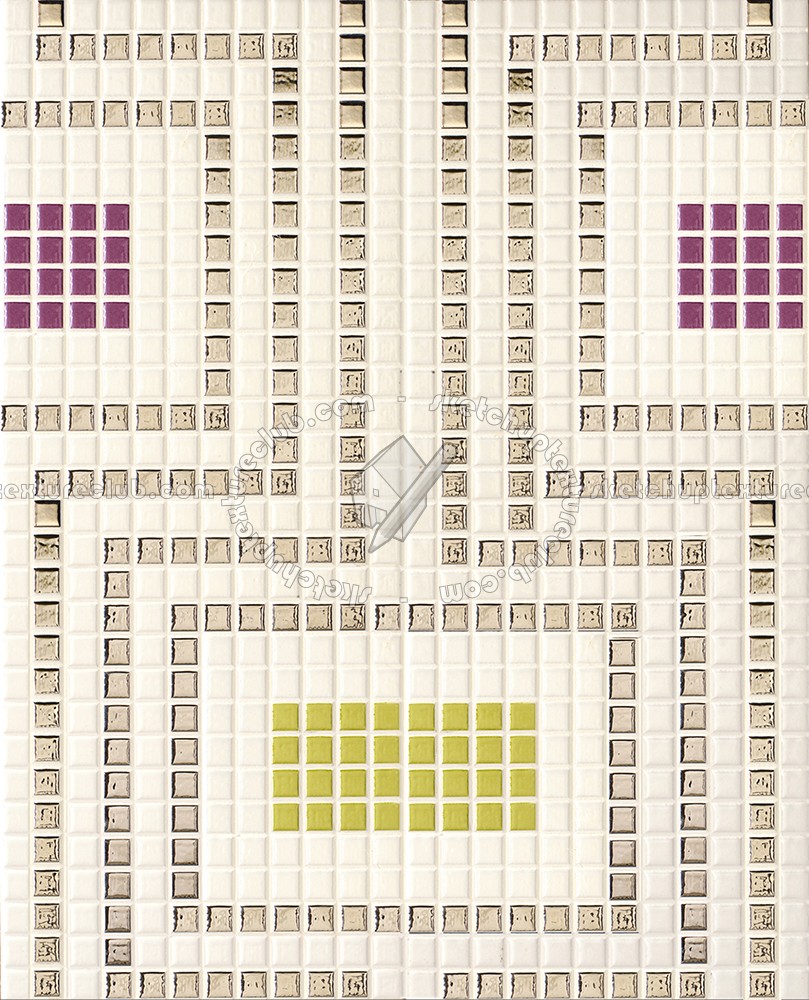 Textures   -   ARCHITECTURE   -   TILES INTERIOR   -   Mosaico   -   Mixed format  - Mosaico patterned tiles texture seamless 1 15646 (seamless)