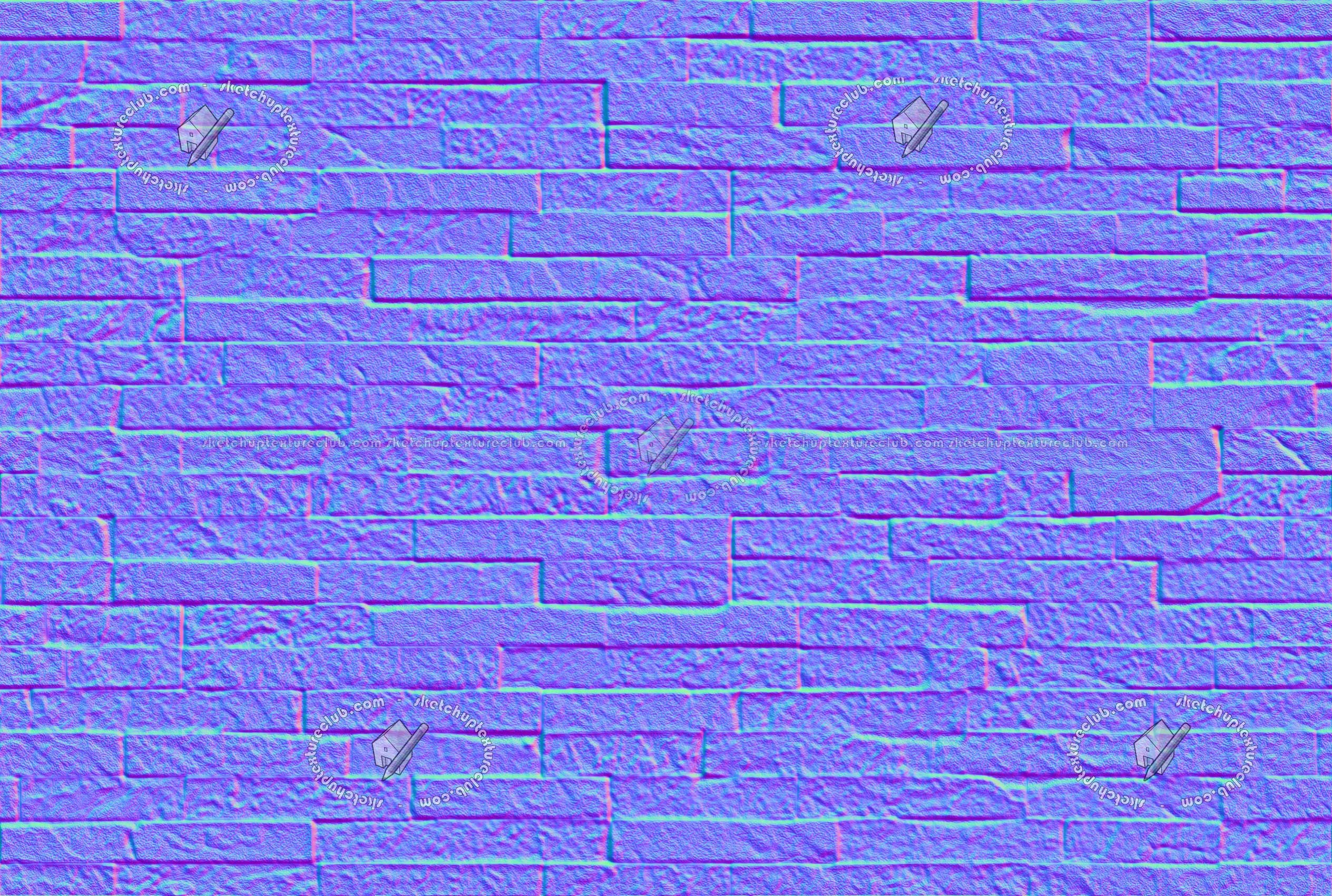 Textures   -   ARCHITECTURE   -   STONES WALLS   -   Claddings stone   -   Interior  - Interior stone wall cladding texture seamless 20551 - Normal