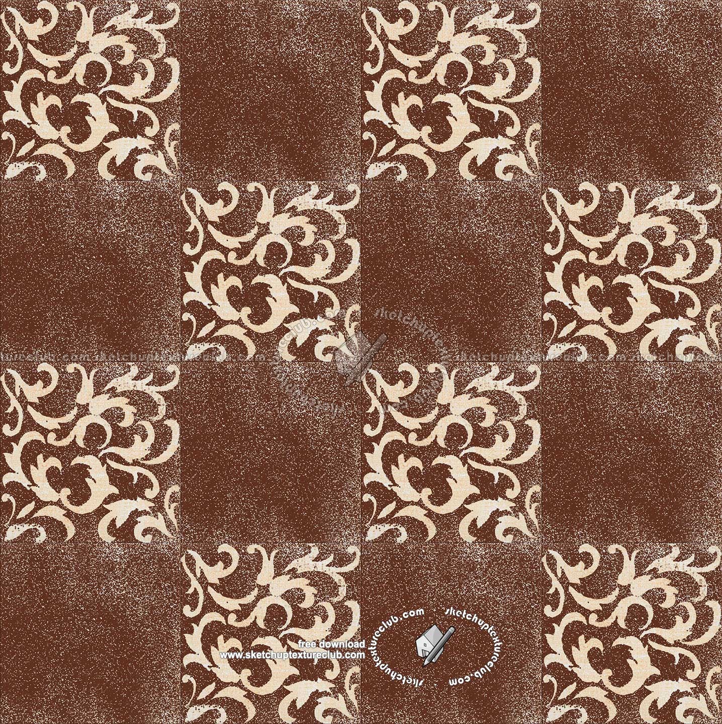 Textures   -   ARCHITECTURE   -   TILES INTERIOR   -   Ornate tiles   -   Mixed patterns  - Ornate ceramic tile texture seamless 20362 (seamless)