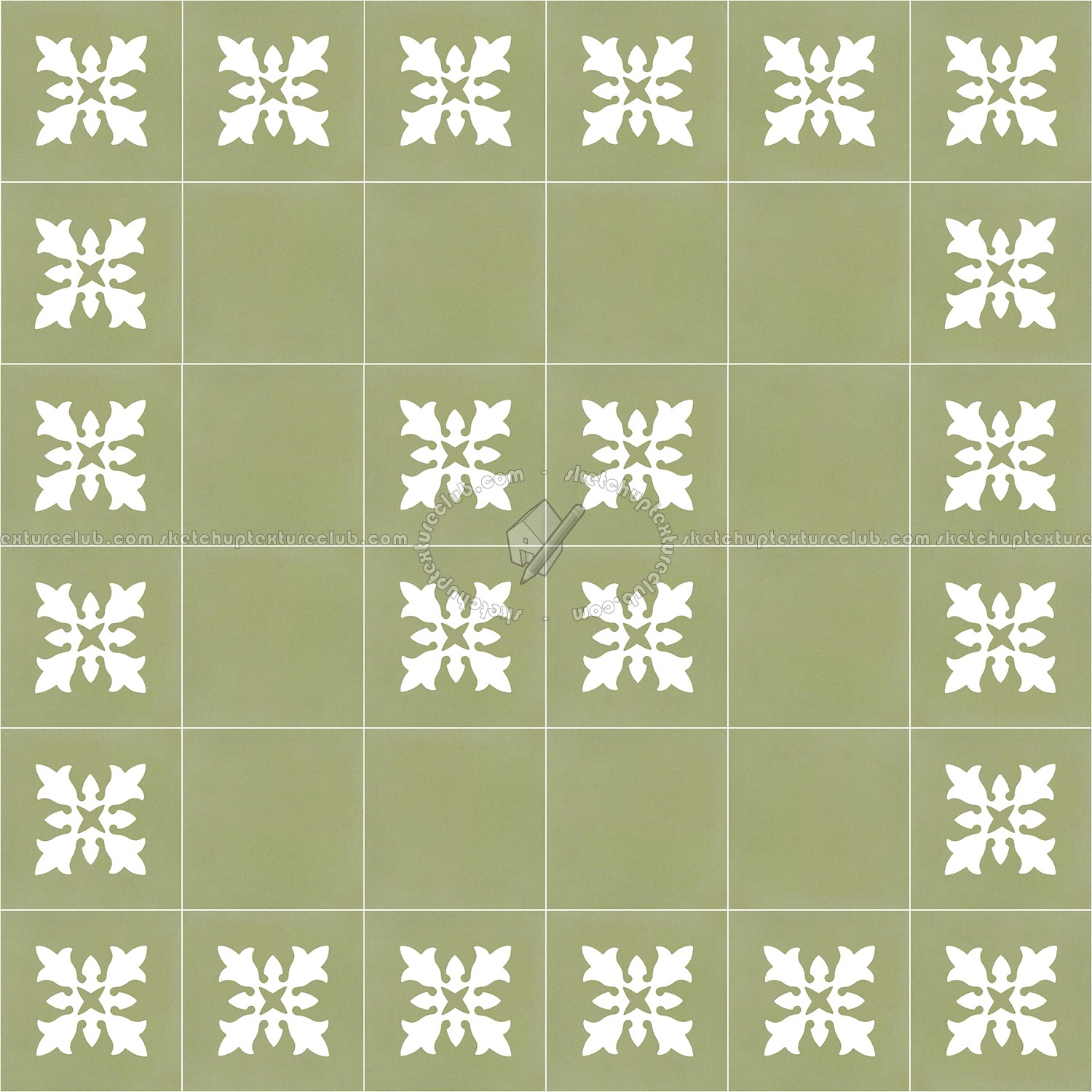 Textures   -   ARCHITECTURE   -   TILES INTERIOR   -   Cement - Encaustic   -   Encaustic  - Traditional encaustic cement ornate tile texture seamless 13549 (seamless)