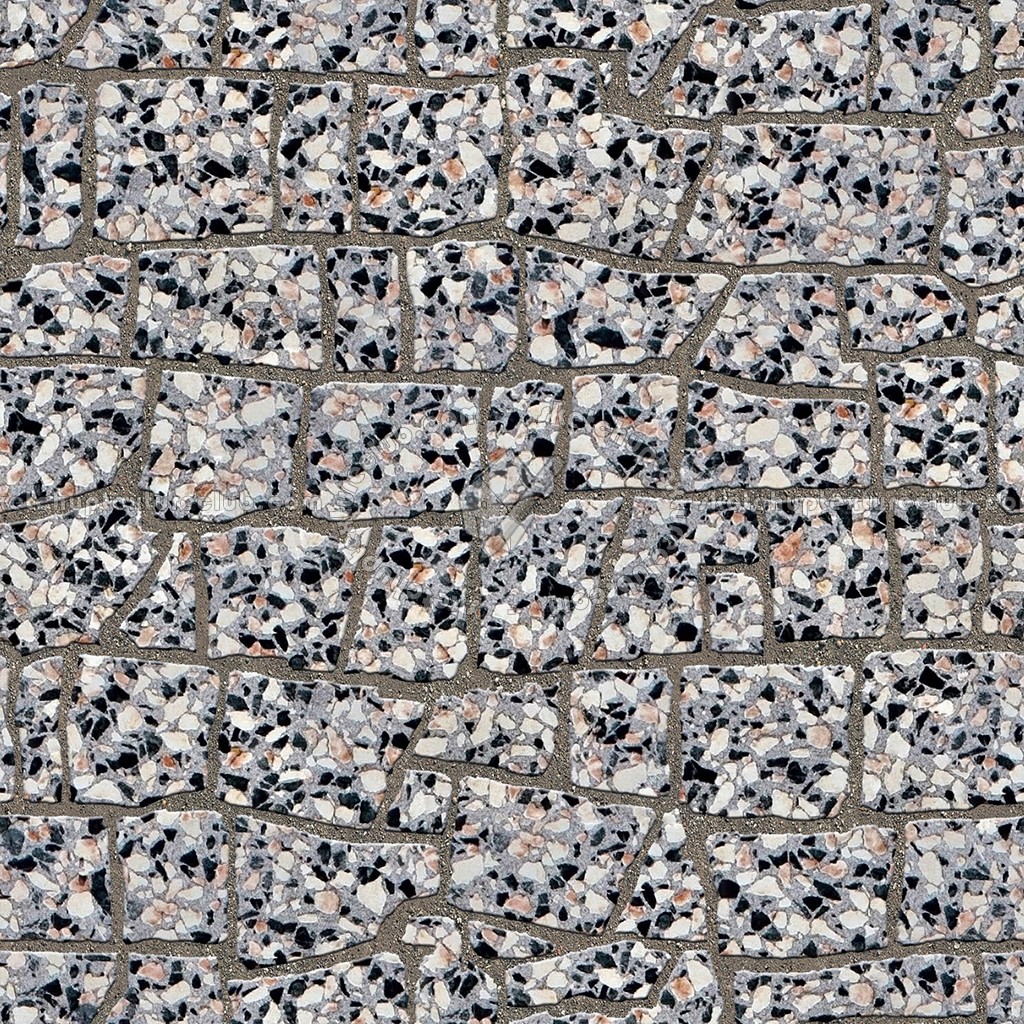 Textures   -   ARCHITECTURE   -   PAVING OUTDOOR   -   Flagstone  - Granite paving flagstone texture seamless 05980 (seamless)