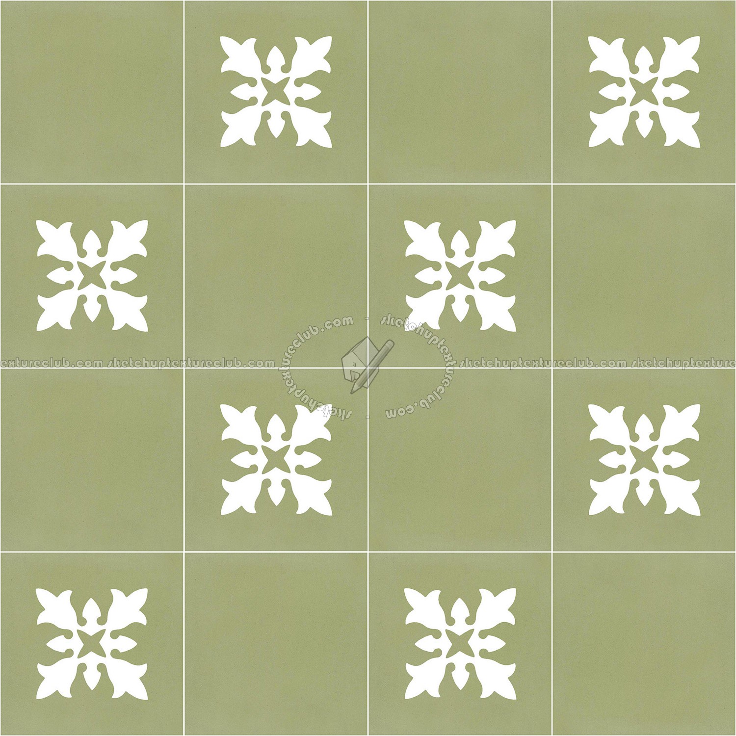 Textures   -   ARCHITECTURE   -   TILES INTERIOR   -   Cement - Encaustic   -   Encaustic  - Traditional encaustic cement ornate tile texture seamless 13551 (seamless)