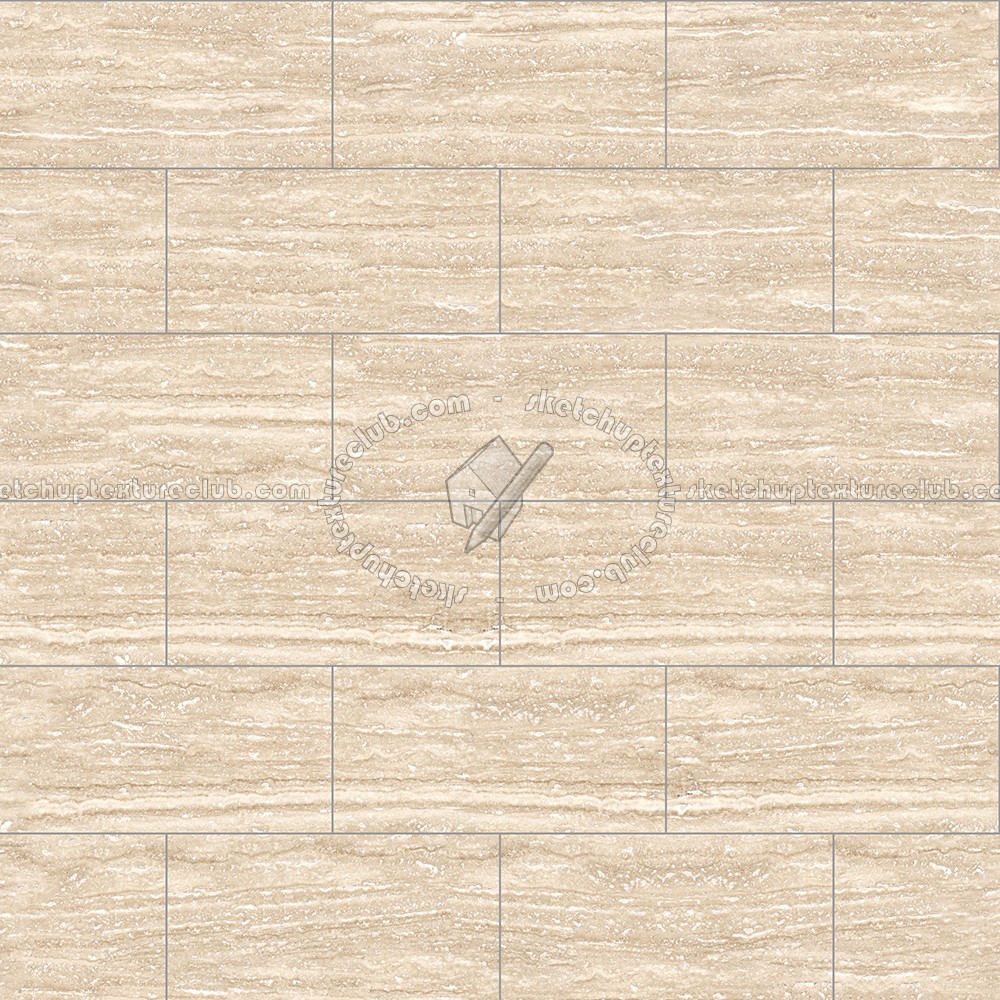 Textures   -   ARCHITECTURE   -   TILES INTERIOR   -   Marble tiles   -   Travertine  - Classic travertine floor tile texture seamless 14779 (seamless)