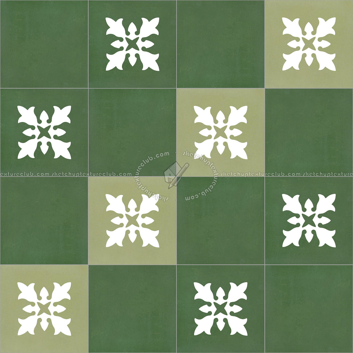 Textures   -   ARCHITECTURE   -   TILES INTERIOR   -   Cement - Encaustic   -   Encaustic  - Traditional encaustic cement ornate tile texture seamless 13554 (seamless)