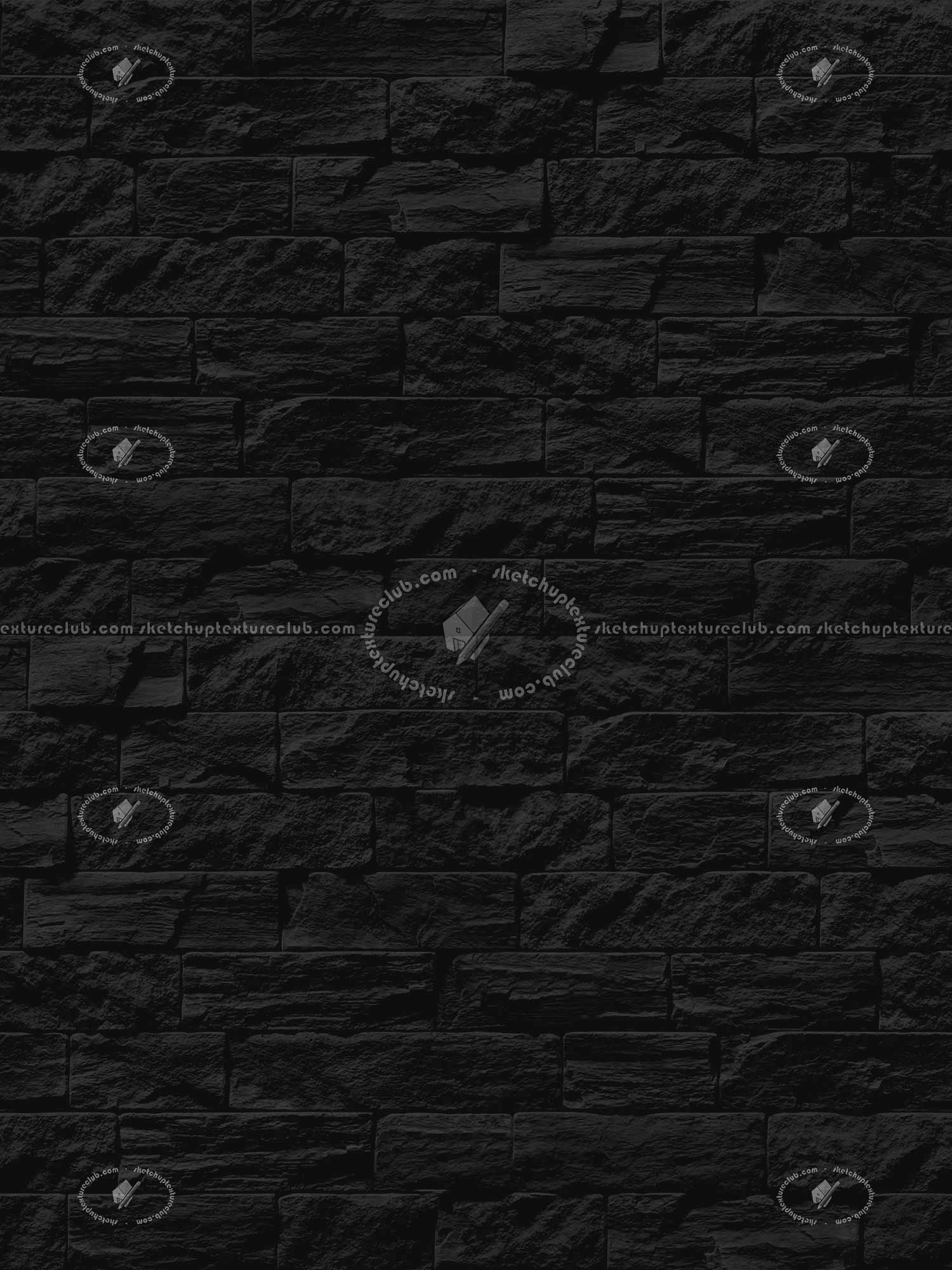 Textures   -   ARCHITECTURE   -   STONES WALLS   -   Claddings stone   -   Interior  - Internal wall cladding stone texture seamless 21193 - Specular