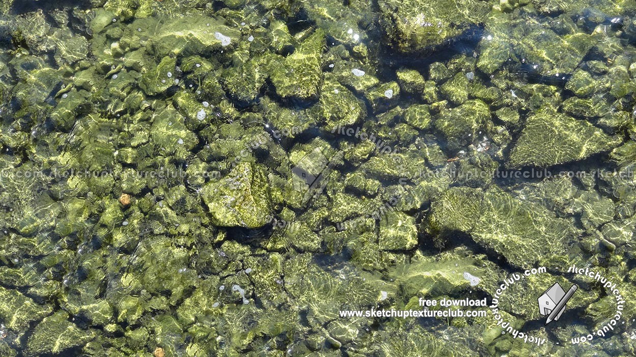 Textures   -   NATURE ELEMENTS   -   GRAVEL & PEBBLES  - Pebbles under water texture seamless 18343 (seamless)