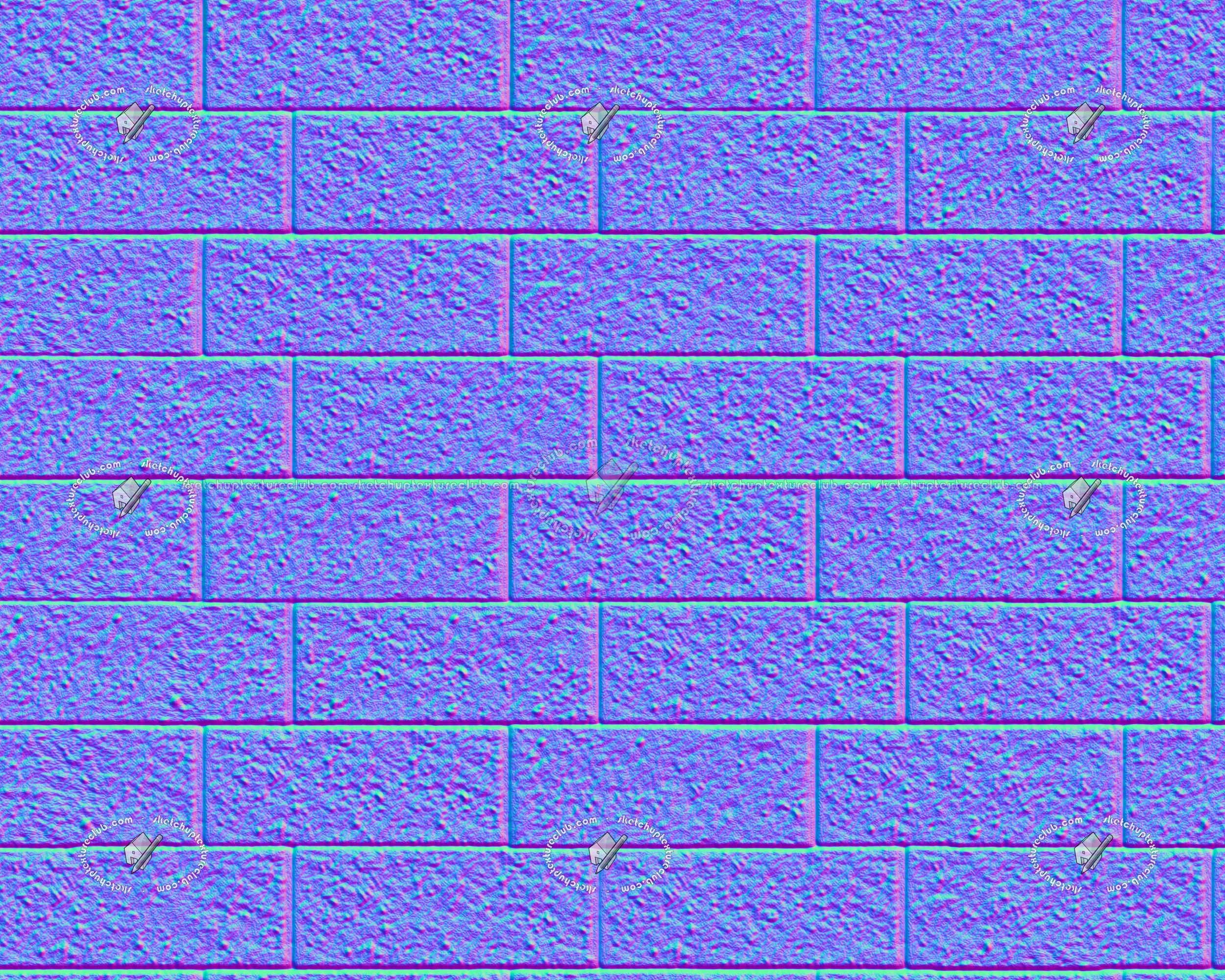 Textures   -   ARCHITECTURE   -   STONES WALLS   -   Stone blocks  - Retaining wall stone blocks texture seamless 21075 - Normal