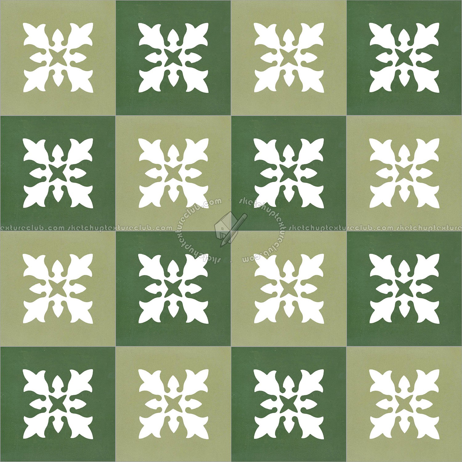 Textures   -   ARCHITECTURE   -   TILES INTERIOR   -   Cement - Encaustic   -   Encaustic  - Traditional encaustic cement ornate tile texture seamless 13556 (seamless)