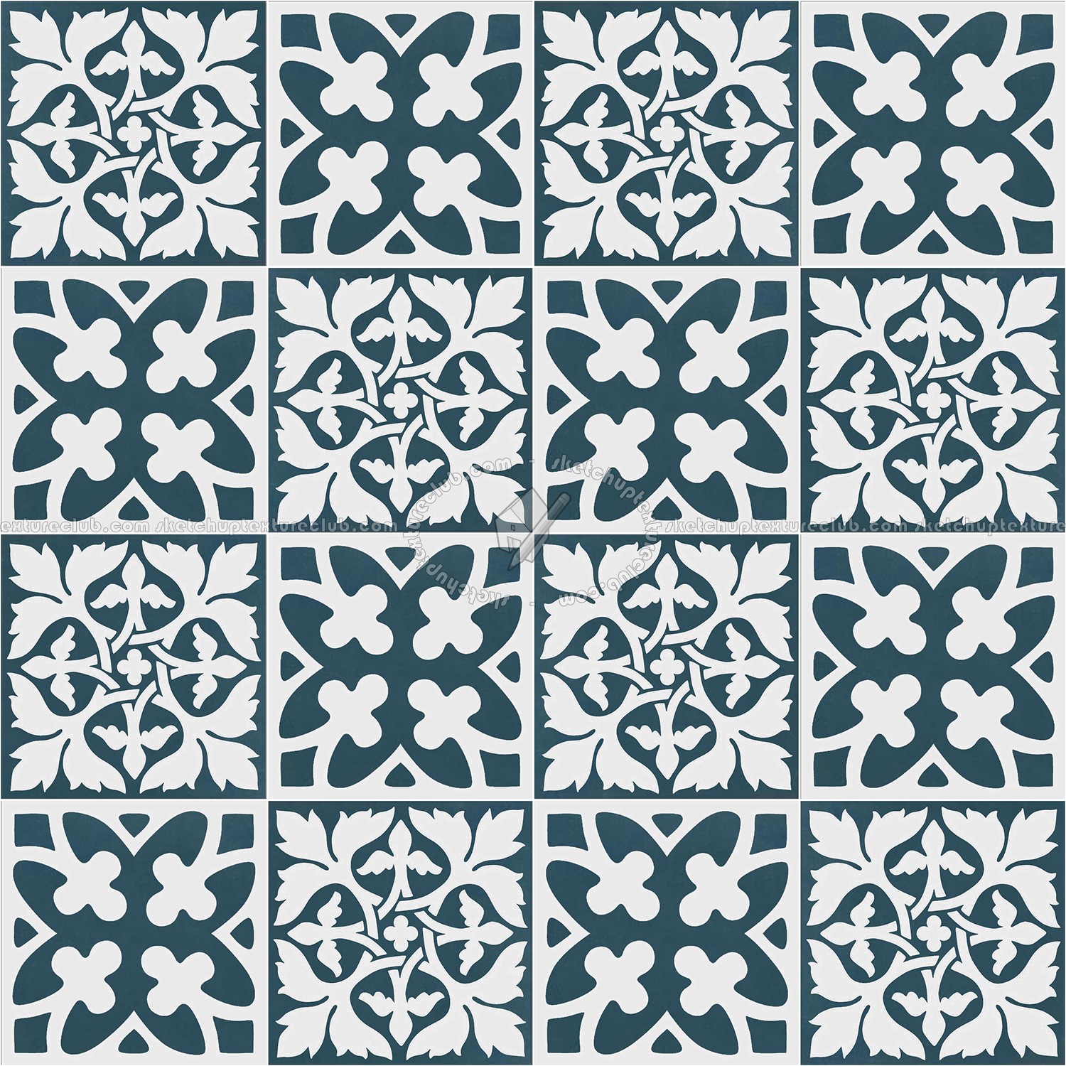 Textures   -   ARCHITECTURE   -   TILES INTERIOR   -   Cement - Encaustic   -   Victorian  - Victorian cement floor tile texture seamless 13775 (seamless)