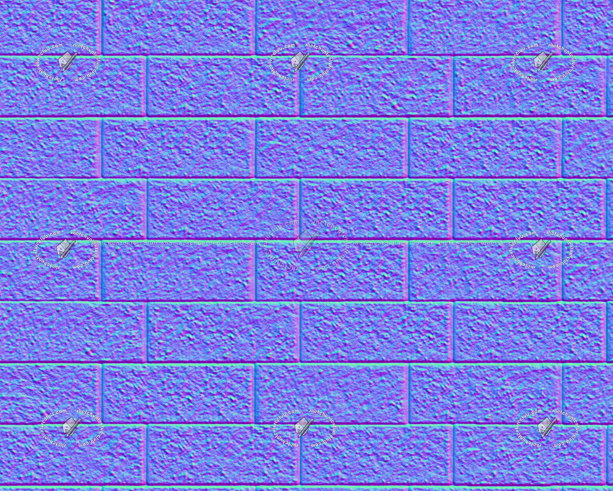 Textures   -   ARCHITECTURE   -   STONES WALLS   -   Stone blocks  - Retaining wall stone blocks texture seamless 21076 - Normal