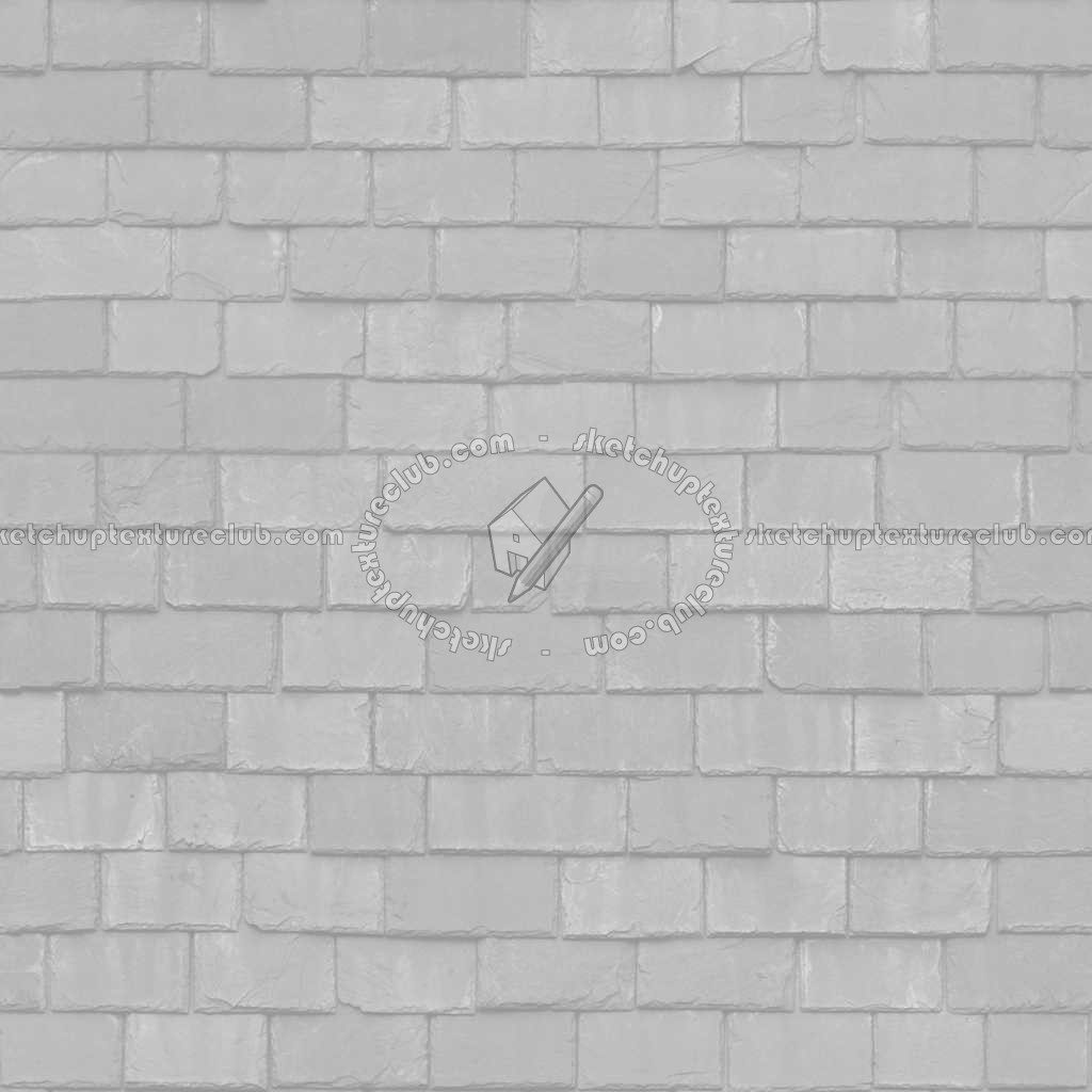 Textures   -   ARCHITECTURE   -   ROOFINGS   -   Slate roofs  - Slate roofing texture seamless 04017 - Bump