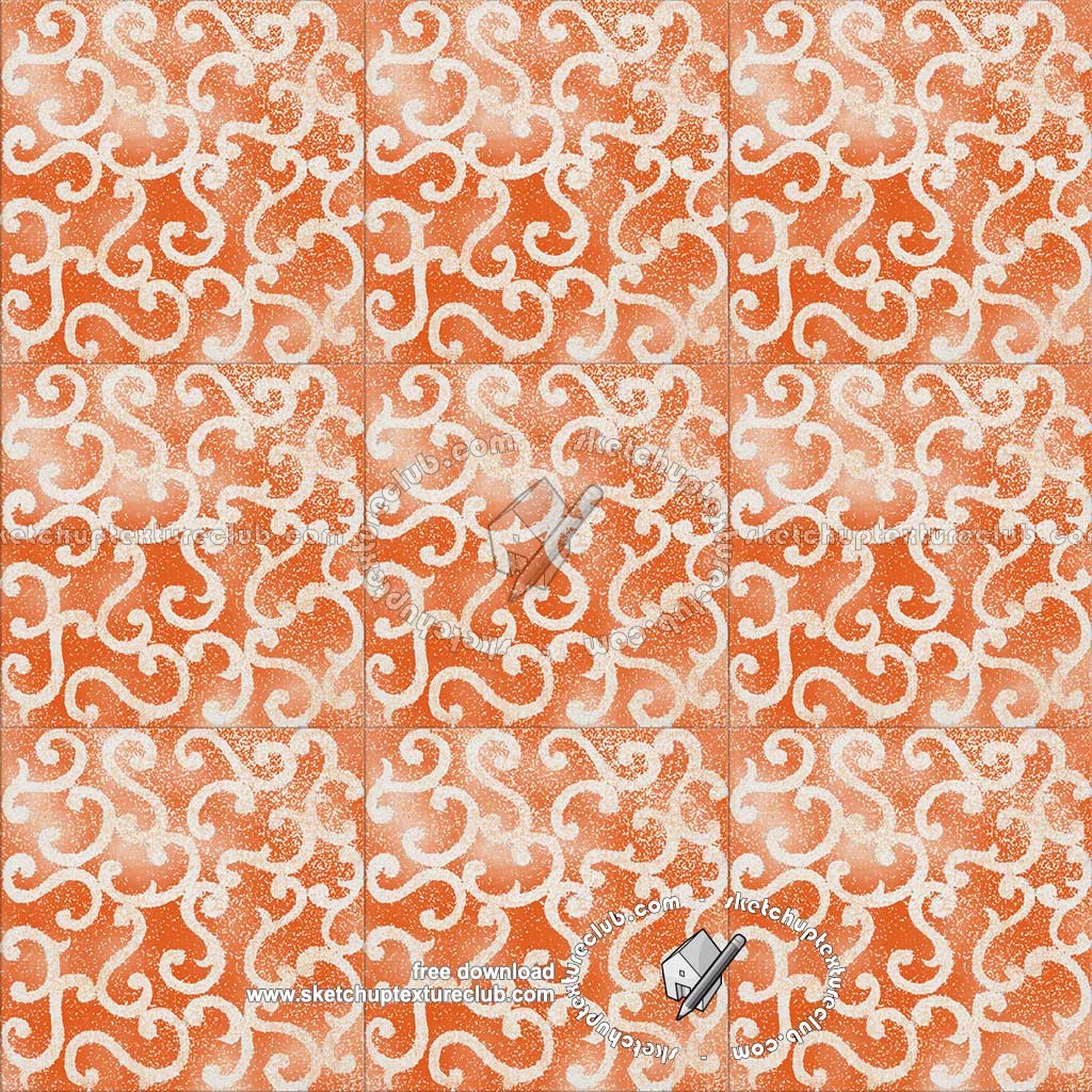 Textures   -   ARCHITECTURE   -   TILES INTERIOR   -   Ornate tiles   -   Mixed patterns  - Ornate ceramic tile texture seamless 20373 (seamless)