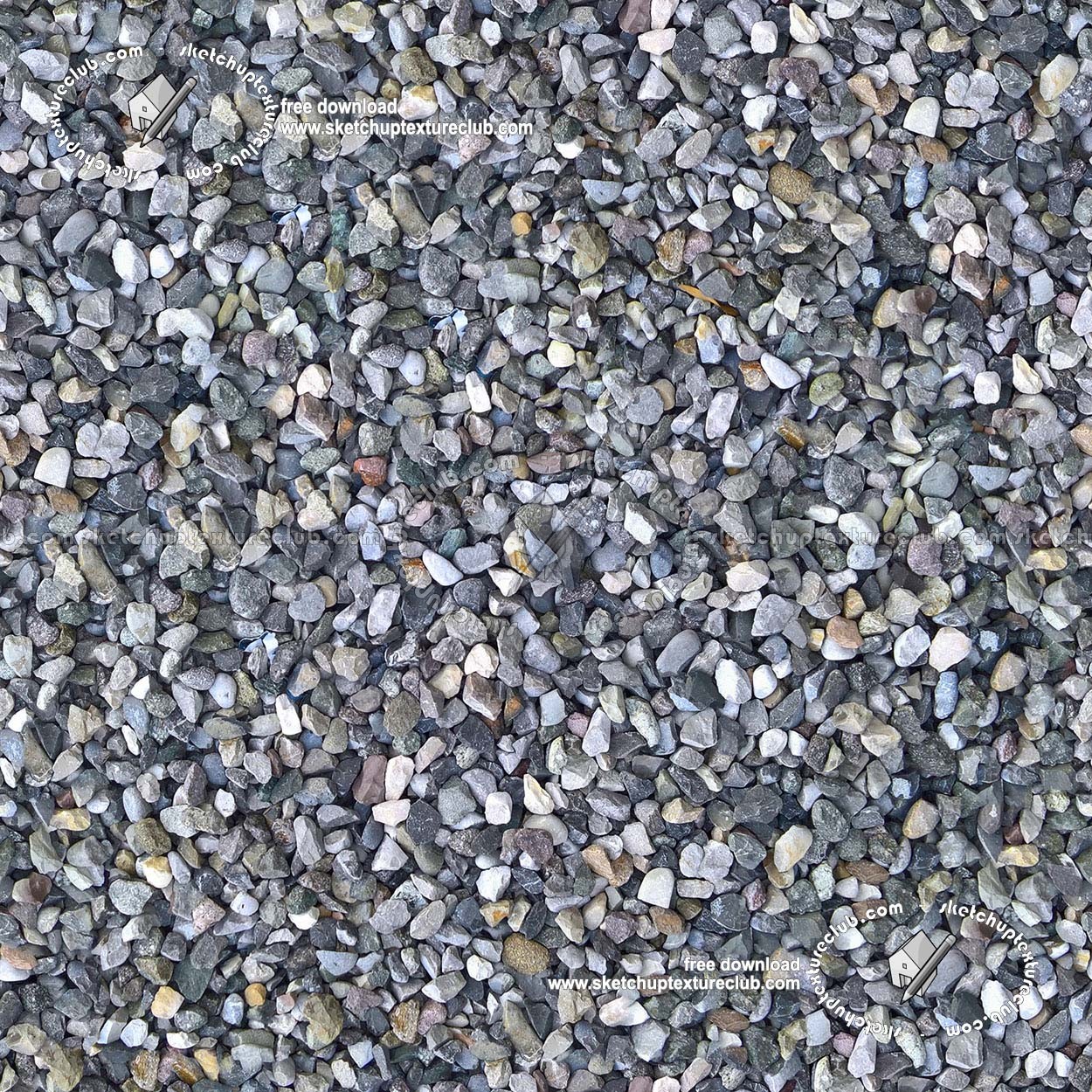 Textures   -   NATURE ELEMENTS   -   GRAVEL & PEBBLES  - Gravel texture seamless 19804 (seamless)