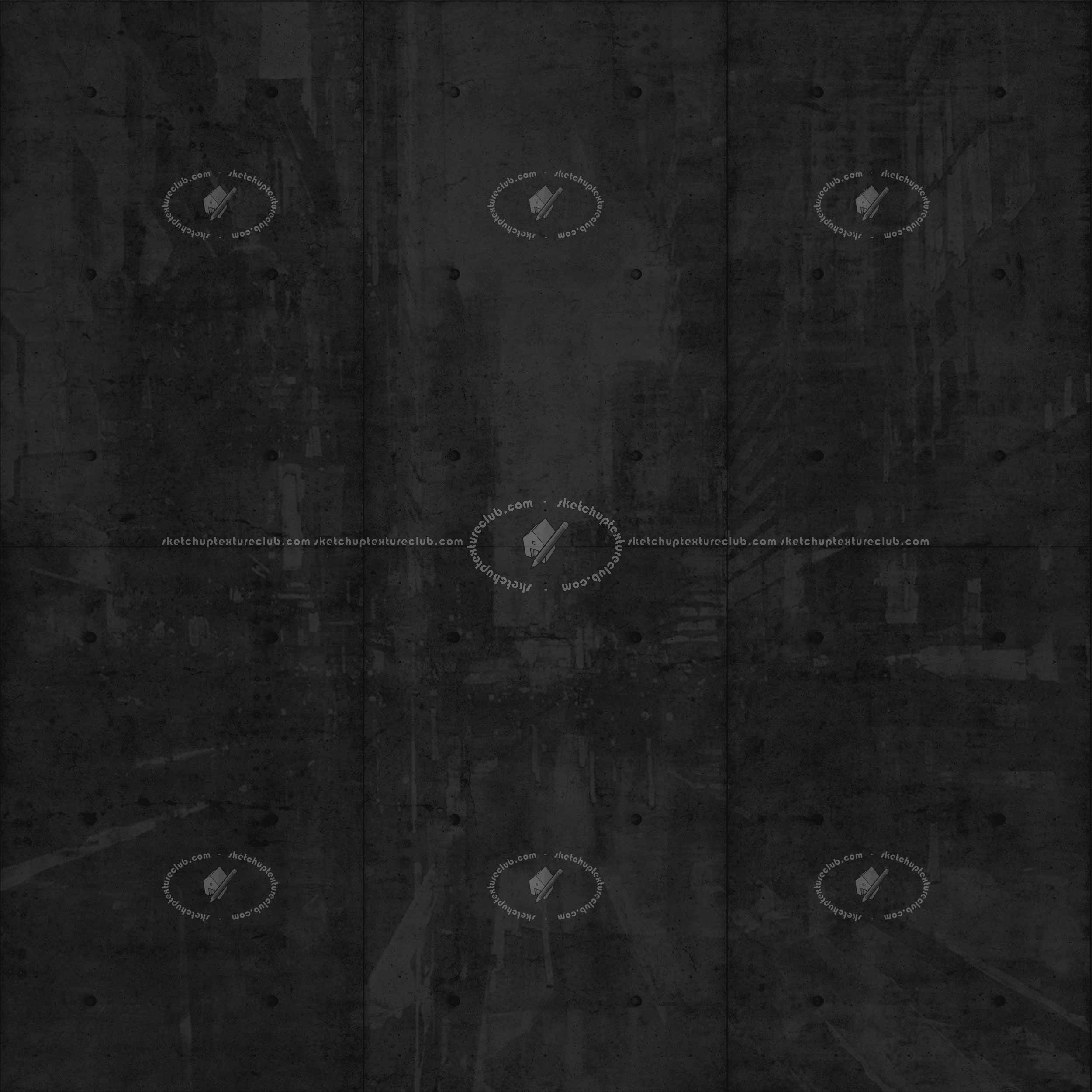 Textures   -   ARCHITECTURE   -   CONCRETE   -   Plates   -   Dirty  - Concrete dirt plates wall texture seamless 21270 - Specular