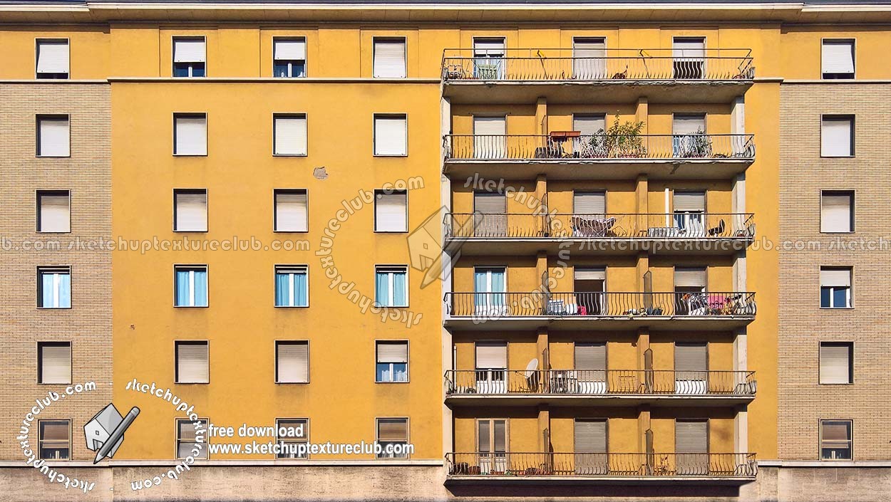 Textures   -   ARCHITECTURE   -   BUILDINGS   -   Residential buildings  - Residential building texture seamless 18184 (seamless)