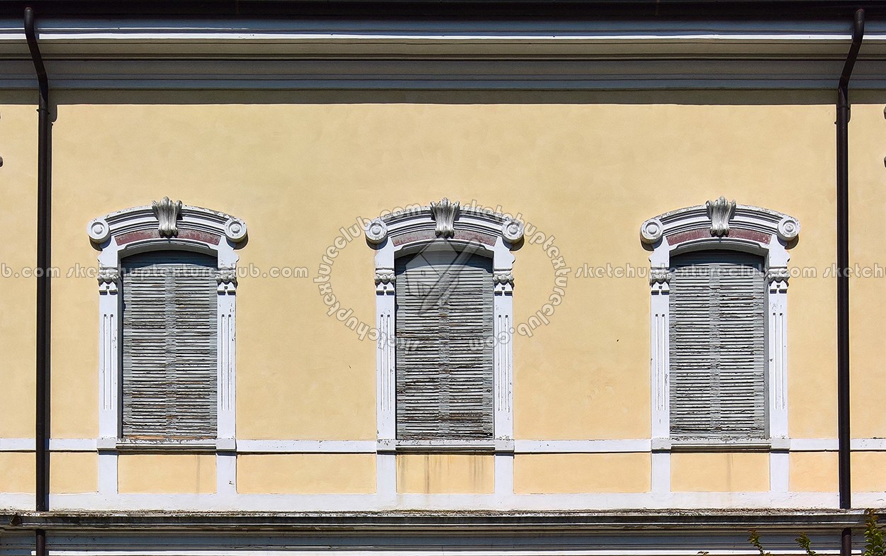 Textures   -   ARCHITECTURE   -   BUILDINGS   -   Windows   -   mixed windows  - Old residential window texture 18443