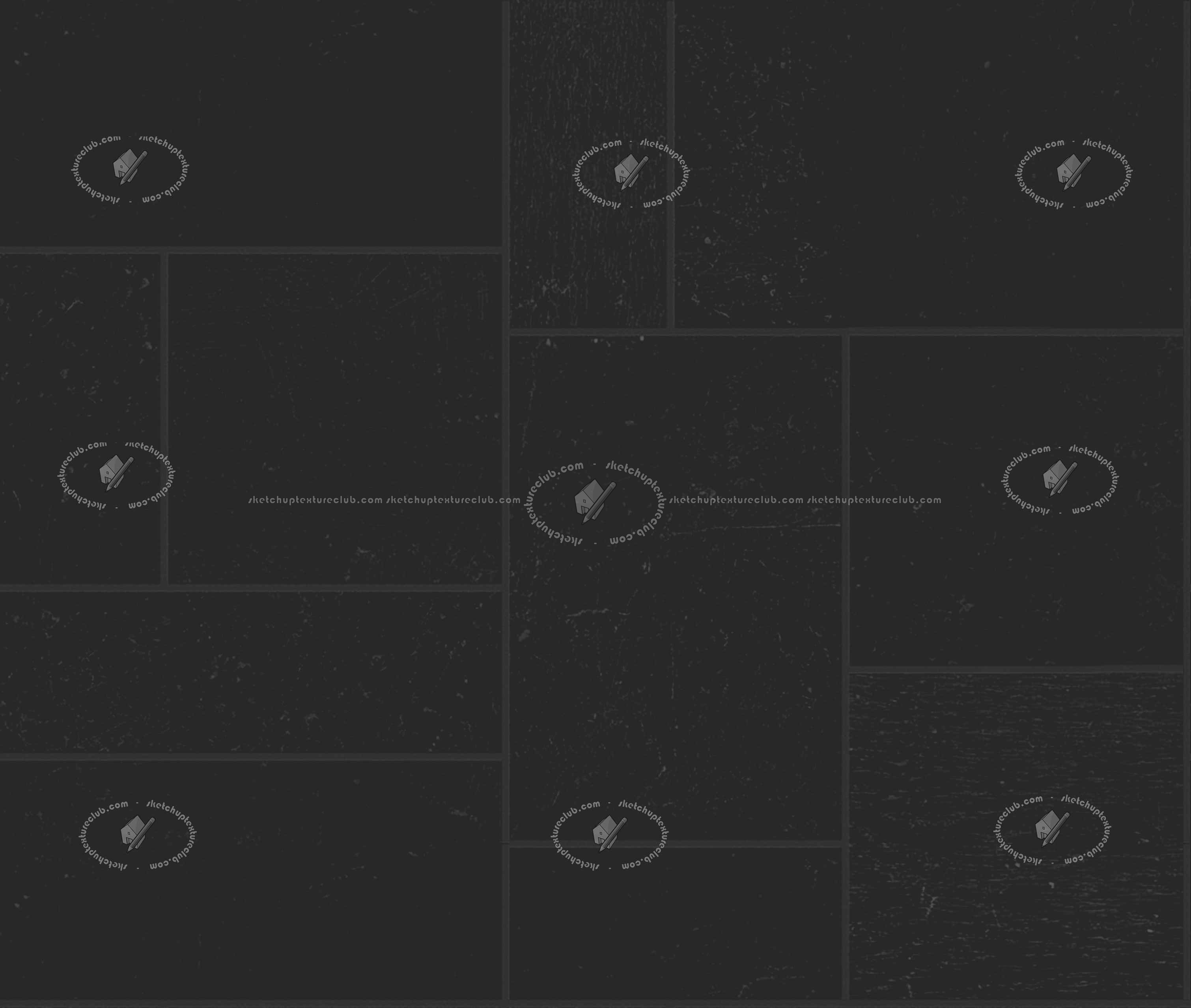 Textures   -   ARCHITECTURE   -   PAVING OUTDOOR   -   Pavers stone   -   Blocks mixed  - Pavers stone mixed size texture seamless 21200 - Specular