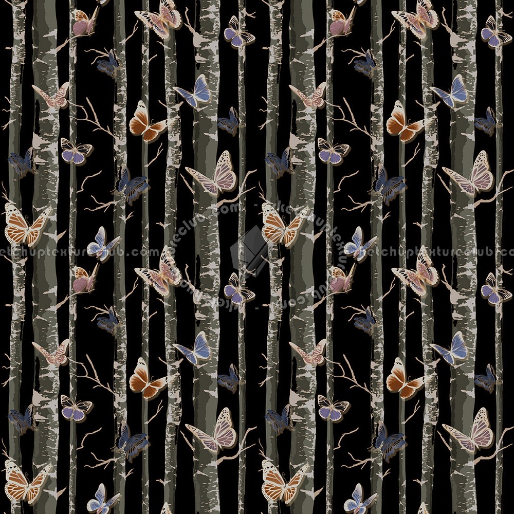 Textures   -   MATERIALS   -   WALLPAPER   -   various patterns  - Trees background wallpaper texture seamless 12249 (seamless)