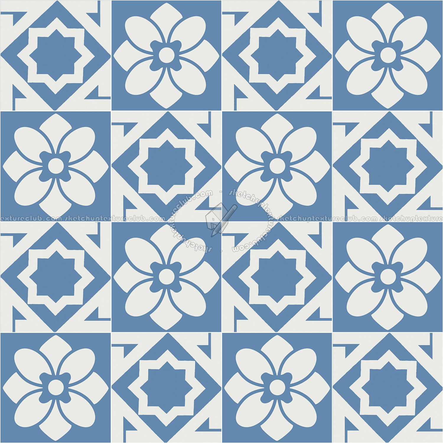 Textures   -   ARCHITECTURE   -   TILES INTERIOR   -   Cement - Encaustic   -   Victorian  - Victorian cement floor tile texture seamless 13785 (seamless)