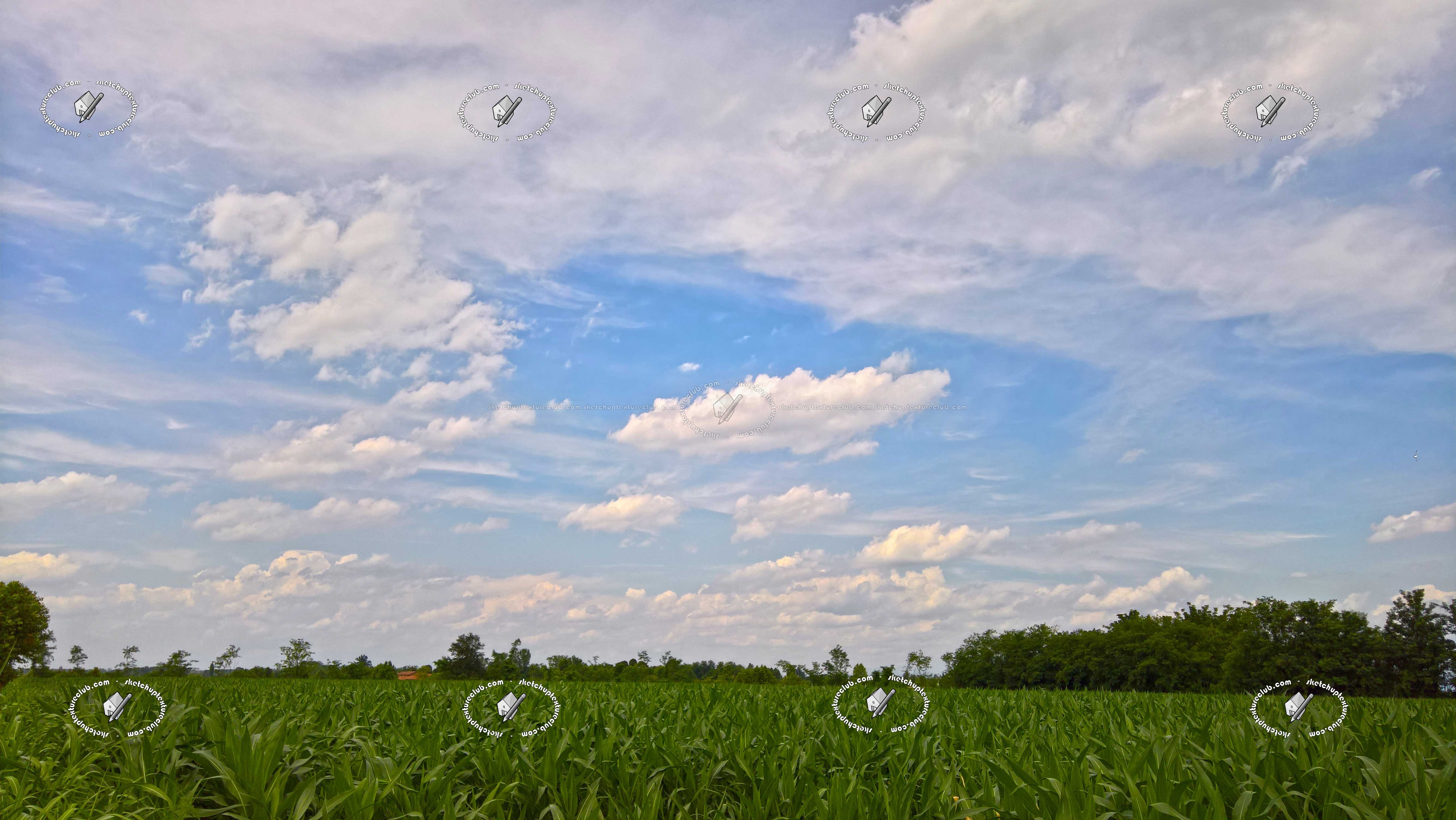 Textures   -   BACKGROUNDS &amp; LANDSCAPES   -   SKY &amp; CLOUDS  - Cloudy sky with rural background 20786
