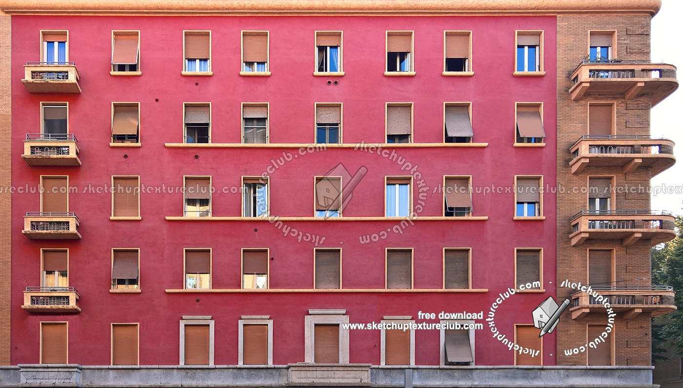 Textures   -   ARCHITECTURE   -   BUILDINGS   -   Residential buildings  - Residential building texture 18192