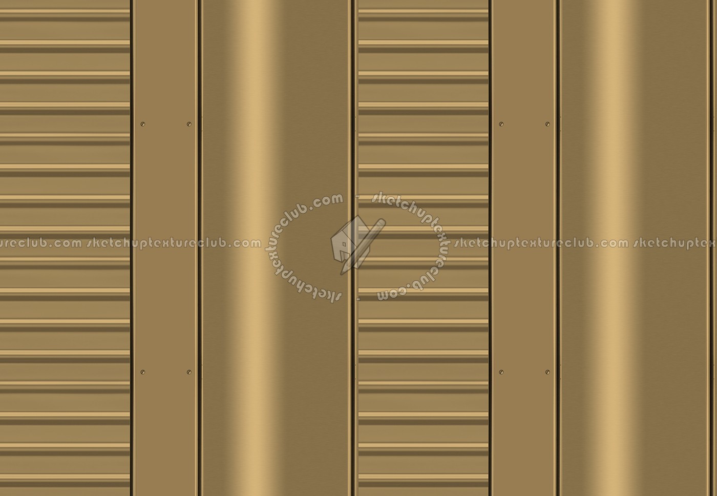 Textures   -   MATERIALS   -   METALS   -   Facades claddings  - Gold metal facade cladding texture seamless 10238 (seamless)