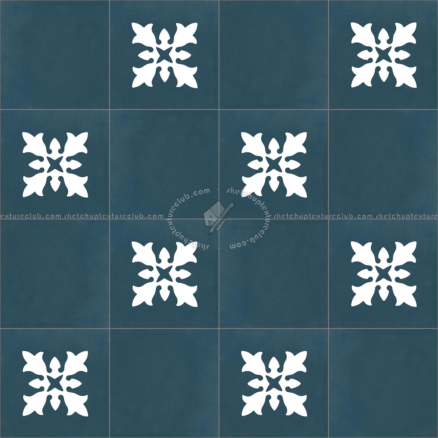 Textures   -   ARCHITECTURE   -   TILES INTERIOR   -   Cement - Encaustic   -   Encaustic  - Traditional encaustic cement ornate tile texture seamless 13576 (seamless)
