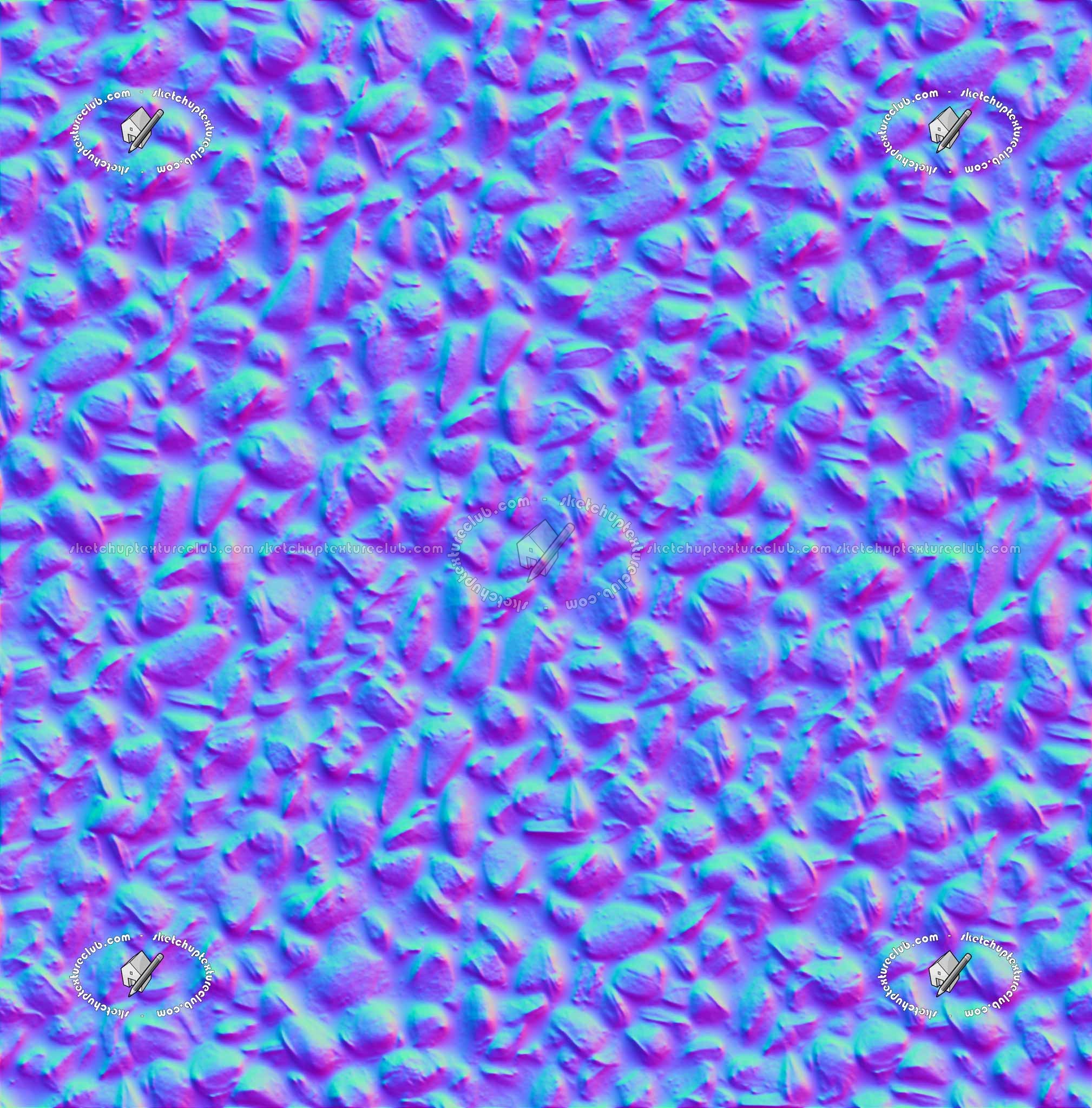 Textures   -   NATURE ELEMENTS   -   GRAVEL &amp; PEBBLES  - Black stones texture seamless 21060 - Normal