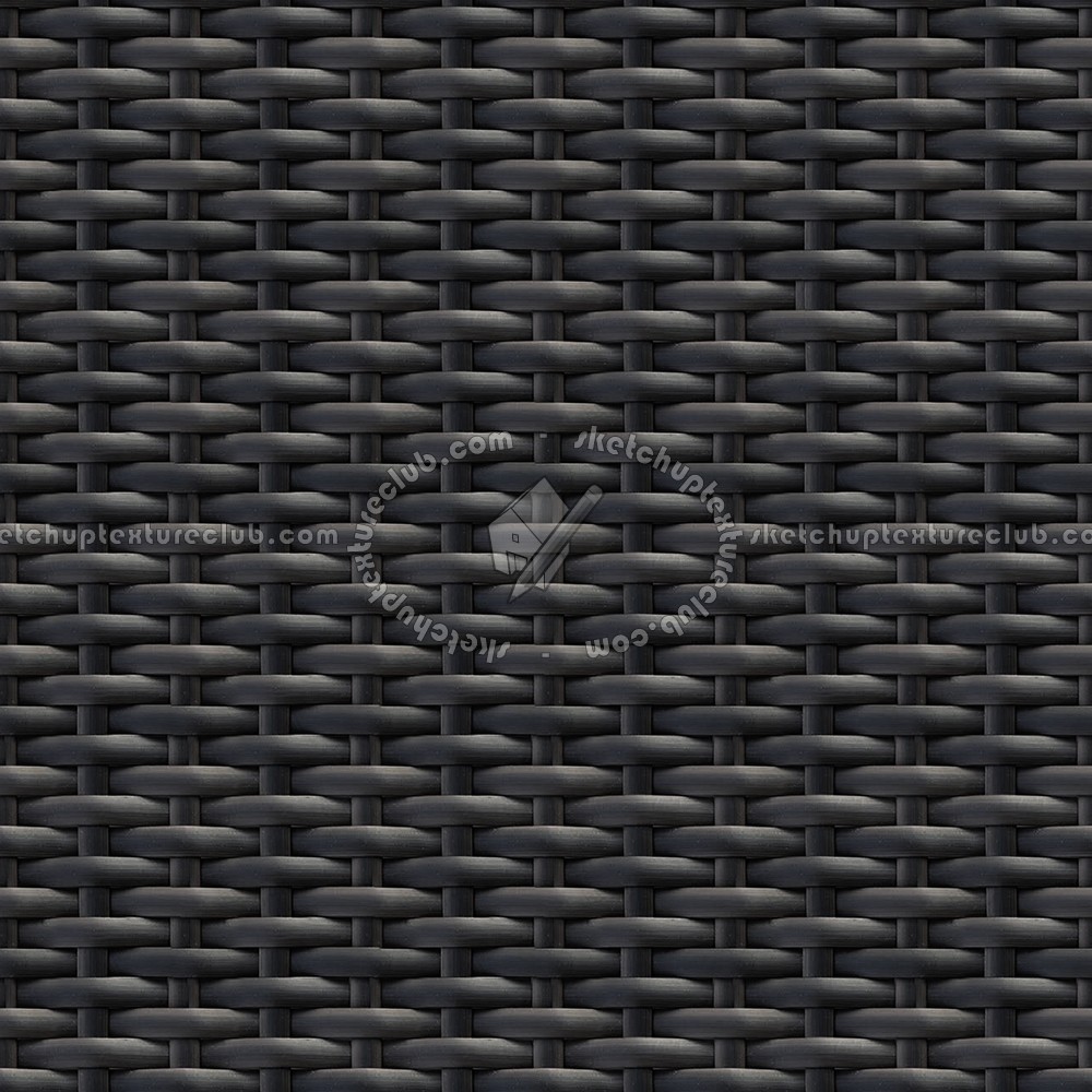 Textures   -   NATURE ELEMENTS   -   RATTAN & WICKER  - Black synthetic wicker texture seamless 12616 (seamless)