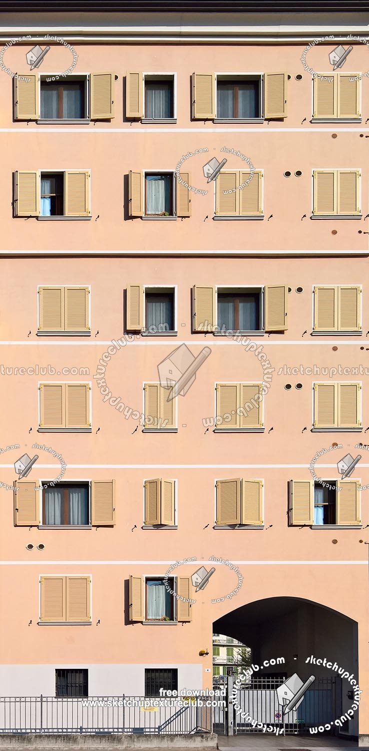 Textures   -   ARCHITECTURE   -   BUILDINGS   -   Residential buildings  - Residential building facade 18237