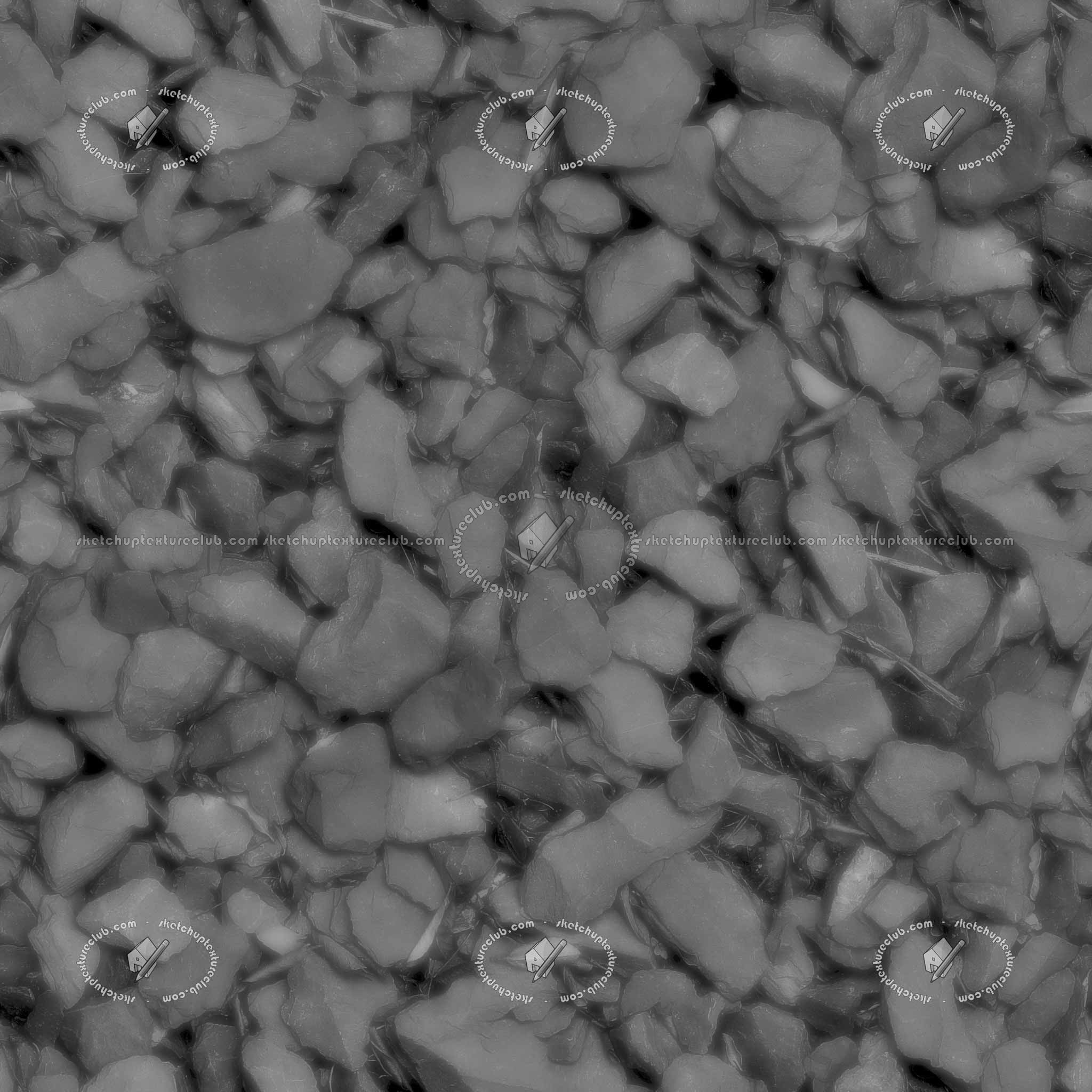 Textures   -   NATURE ELEMENTS   -   GRAVEL &amp; PEBBLES  - Pebbles texture semaless 21280 - Displacement