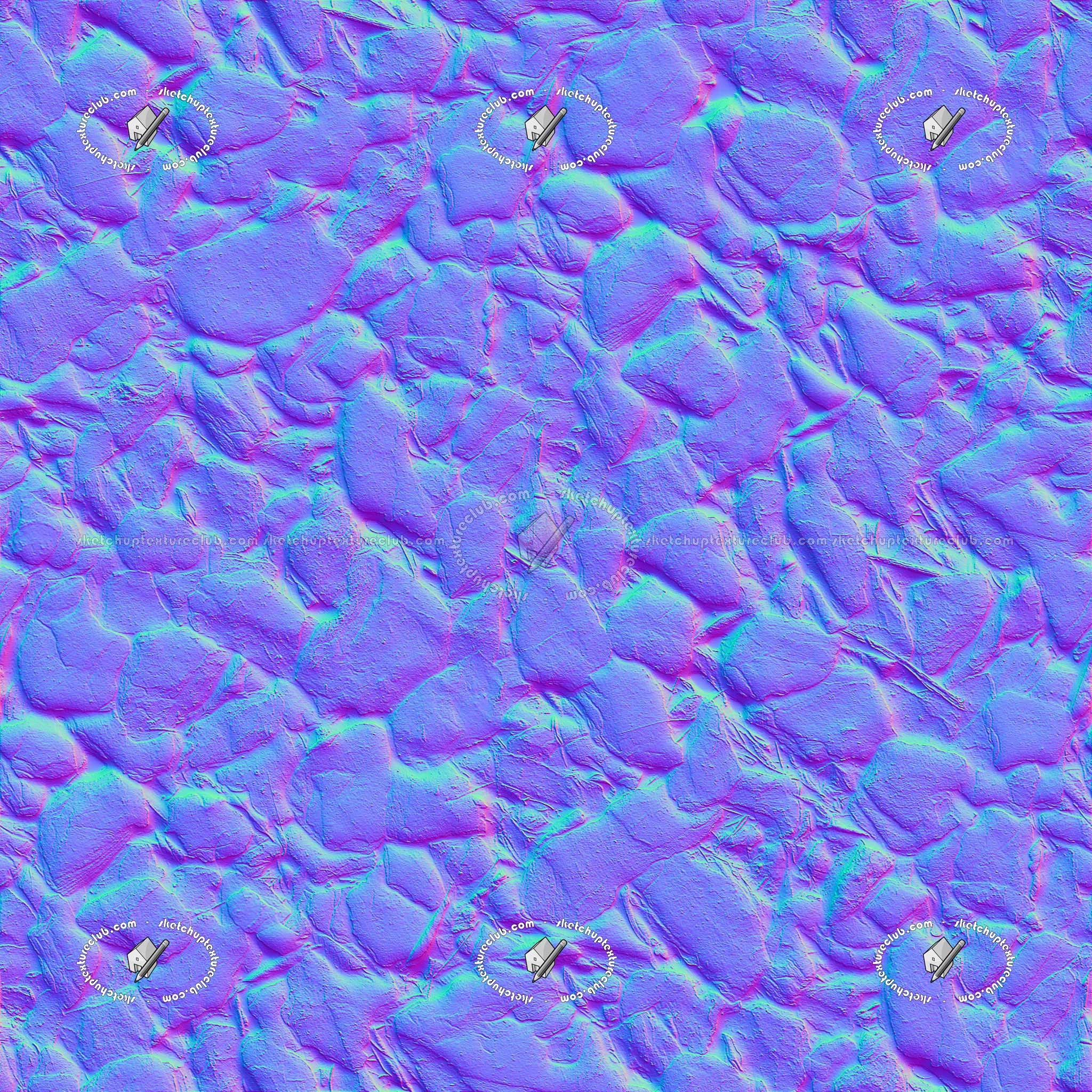 Textures   -   NATURE ELEMENTS   -   GRAVEL &amp; PEBBLES  - Pebbles texture semaless 21280 - Normal