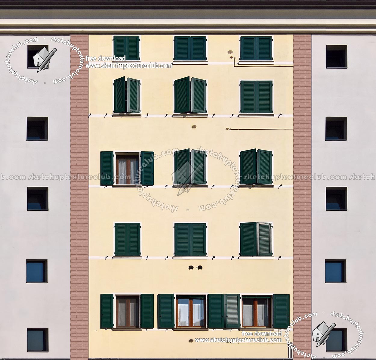 Textures   -   ARCHITECTURE   -   BUILDINGS   -   Residential buildings  - Residential building facade 18238