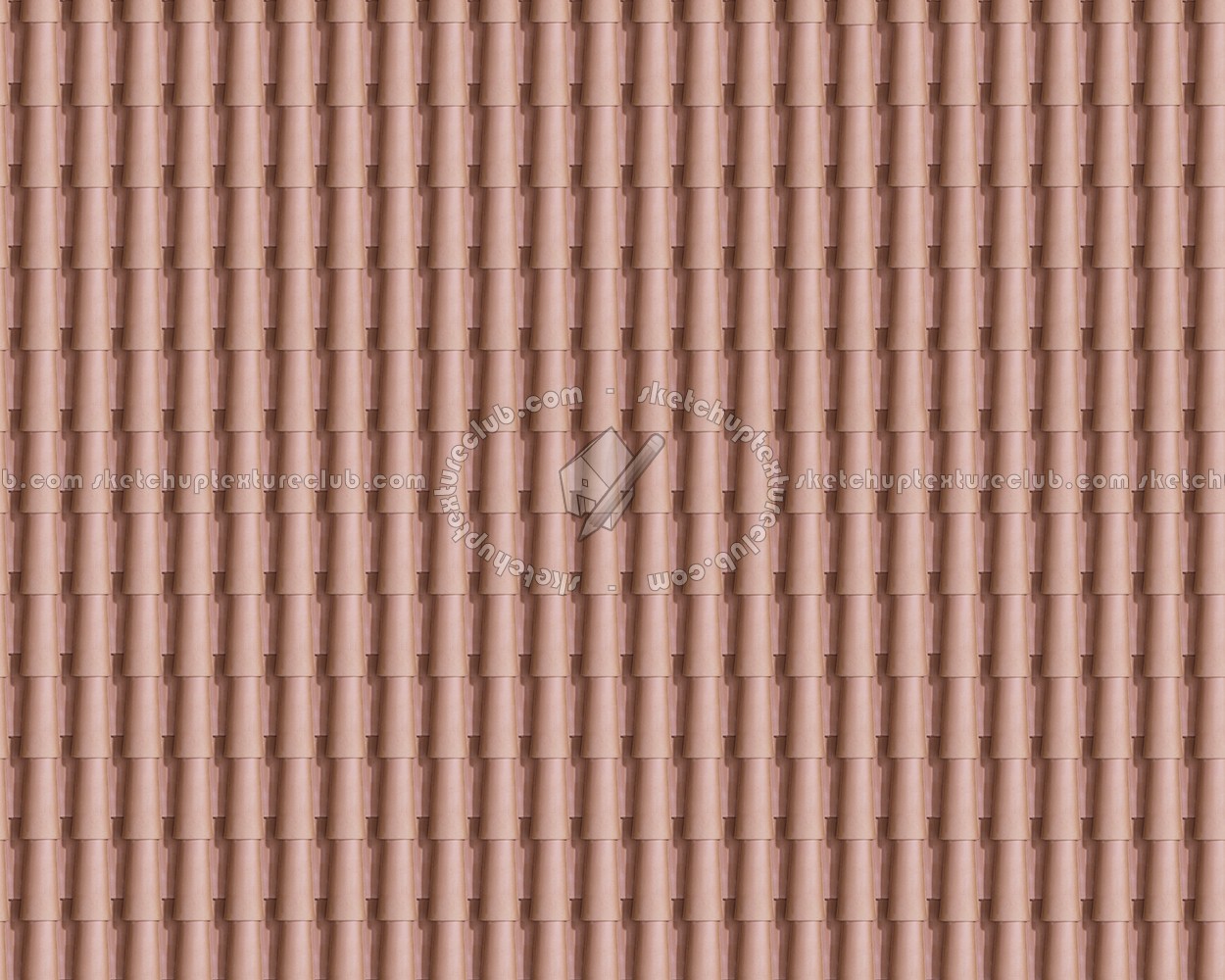 Textures   -   ARCHITECTURE   -   ROOFINGS   -   Clay roofs  - Terracotta roof tile texture seamless 03487 (seamless)