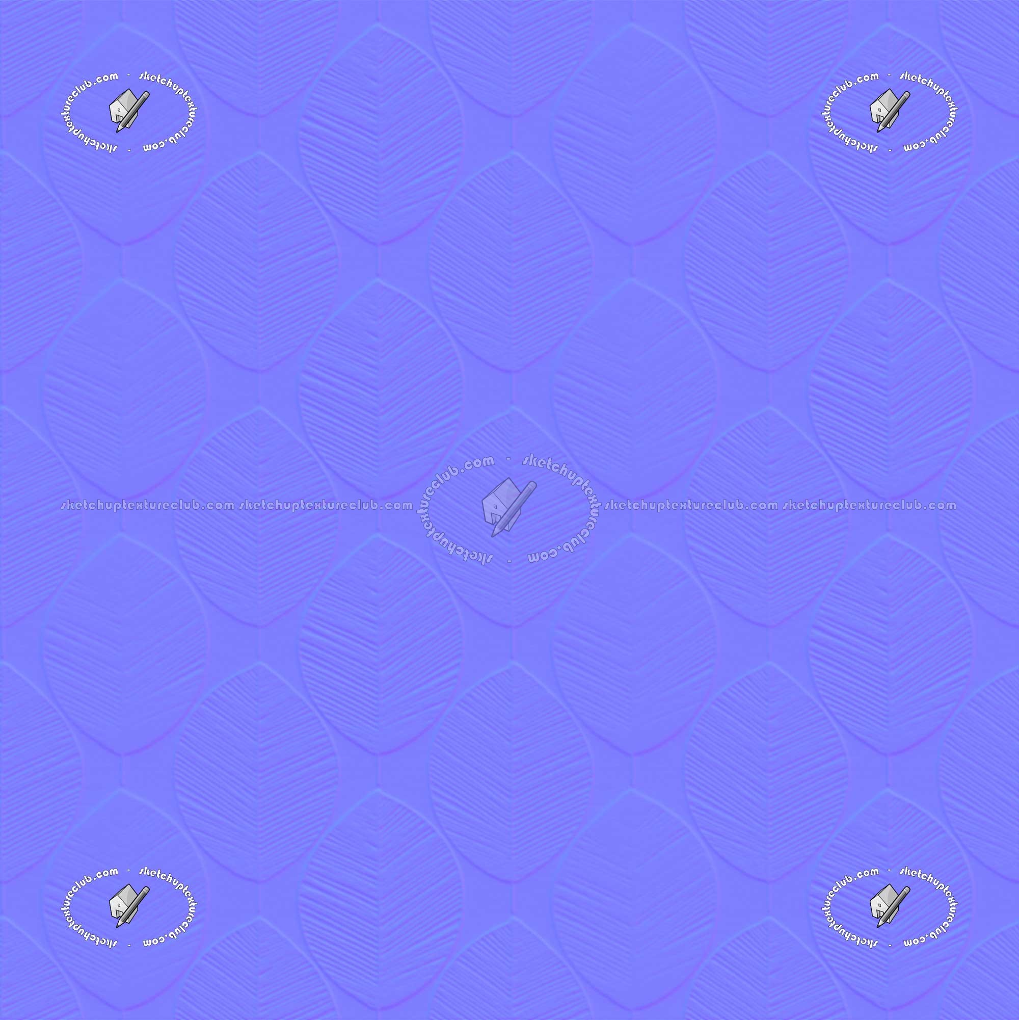 Textures   -   MATERIALS   -   WALLPAPER   -   various patterns  - Leaves wallpaper texture seamless 20835 - Normal