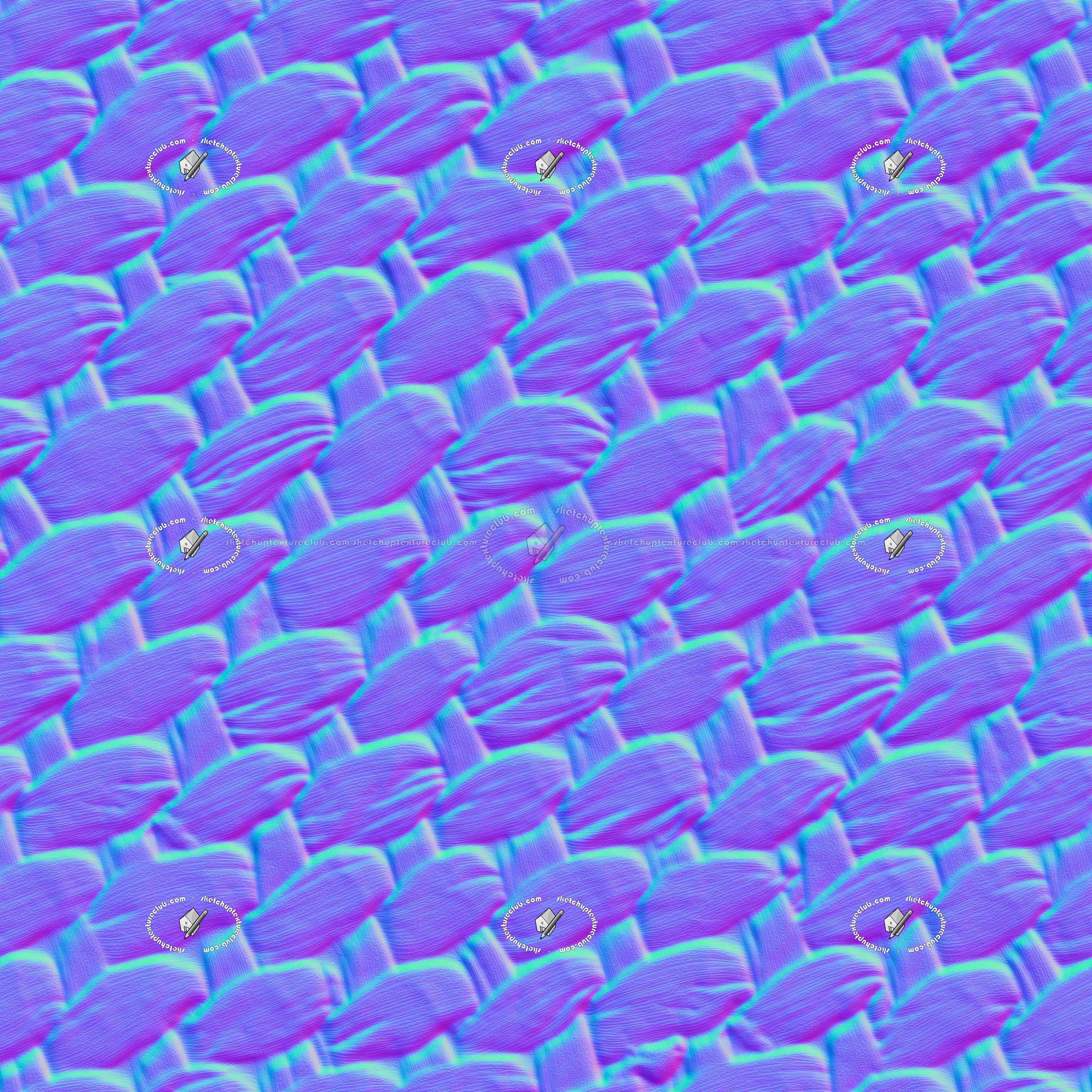 Textures   -   NATURE ELEMENTS   -   RATTAN &amp; WICKER  - Rattan texture seamless 21276 - Normal