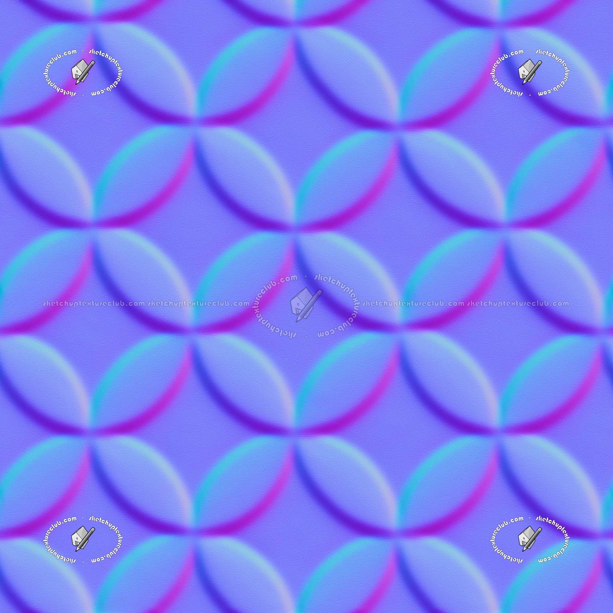 Textures   -   ARCHITECTURE   -   TILES INTERIOR   -   Mosaico   -   Mixed format  - Mosaic 3d wall tiles texture seamless 20989 - Normal