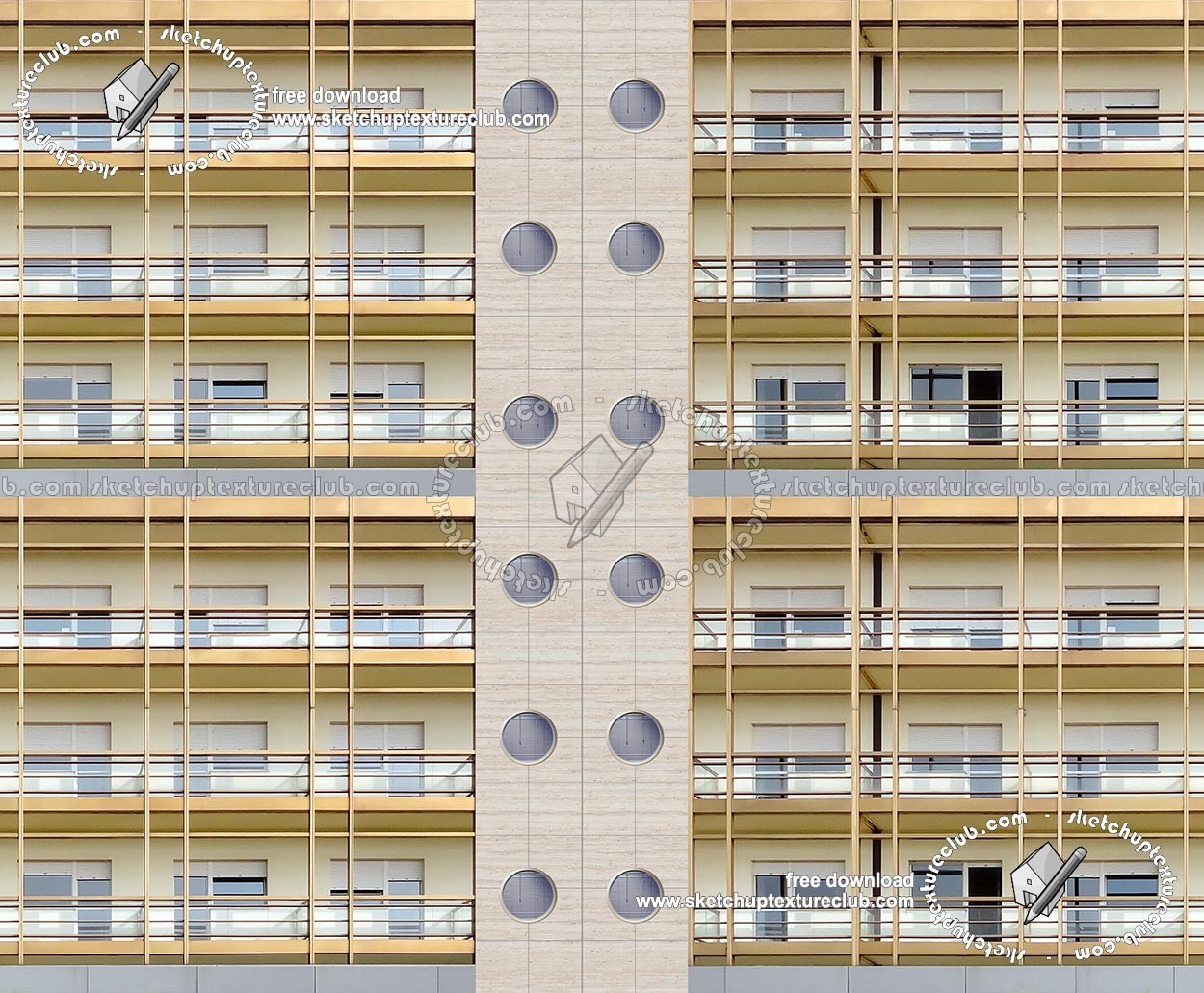 Textures   -   ARCHITECTURE   -   BUILDINGS   -   Residential buildings  - Residential building texture seamless 18243 (seamless)