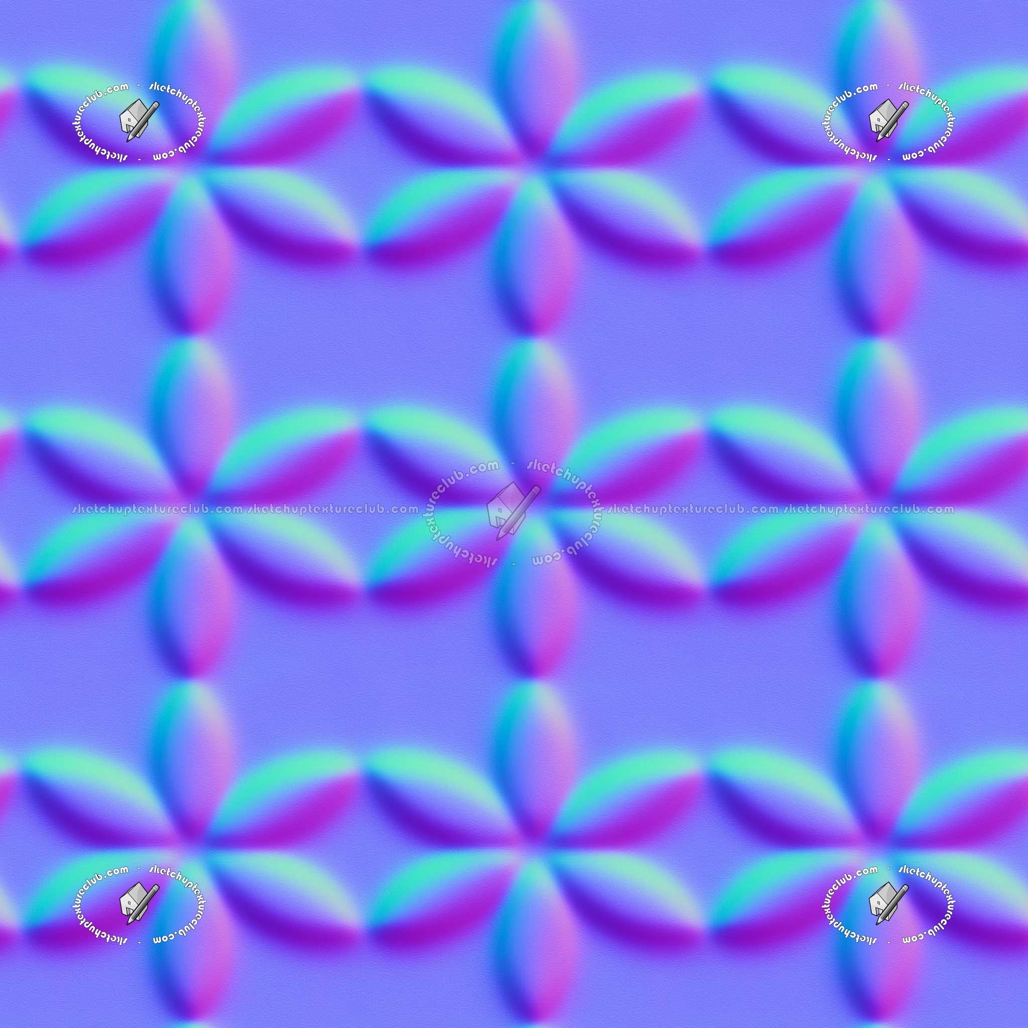 Textures   -   ARCHITECTURE   -   TILES INTERIOR   -   Mosaico   -   Mixed format  - Mosaic 3d wall texture seamless 20990 - Normal