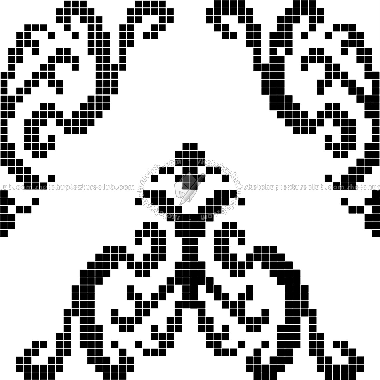 Textures   -   ARCHITECTURE   -   TILES INTERIOR   -   Mosaico   -   Classic format   -   Patterned  - Mosaico patterned tiles texture seamless 15191 - Mask