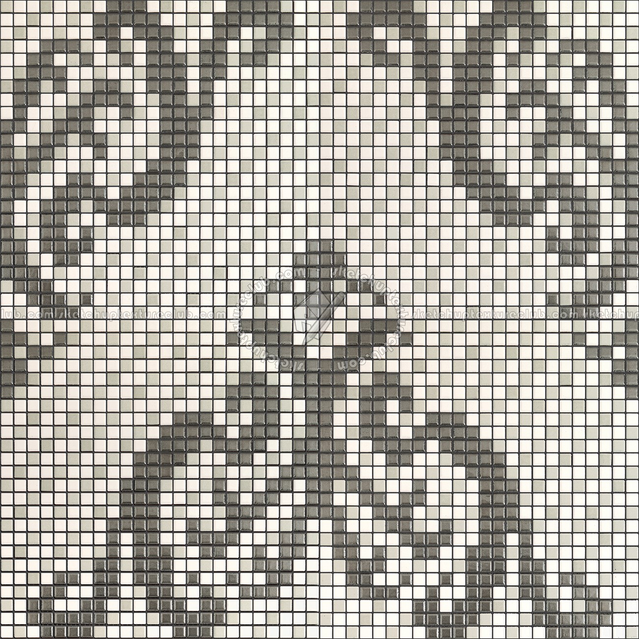 Textures   -   ARCHITECTURE   -   TILES INTERIOR   -   Mosaico   -   Classic format   -   Patterned  - Mosaico patterned tiles texture seamless 15191 (seamless)