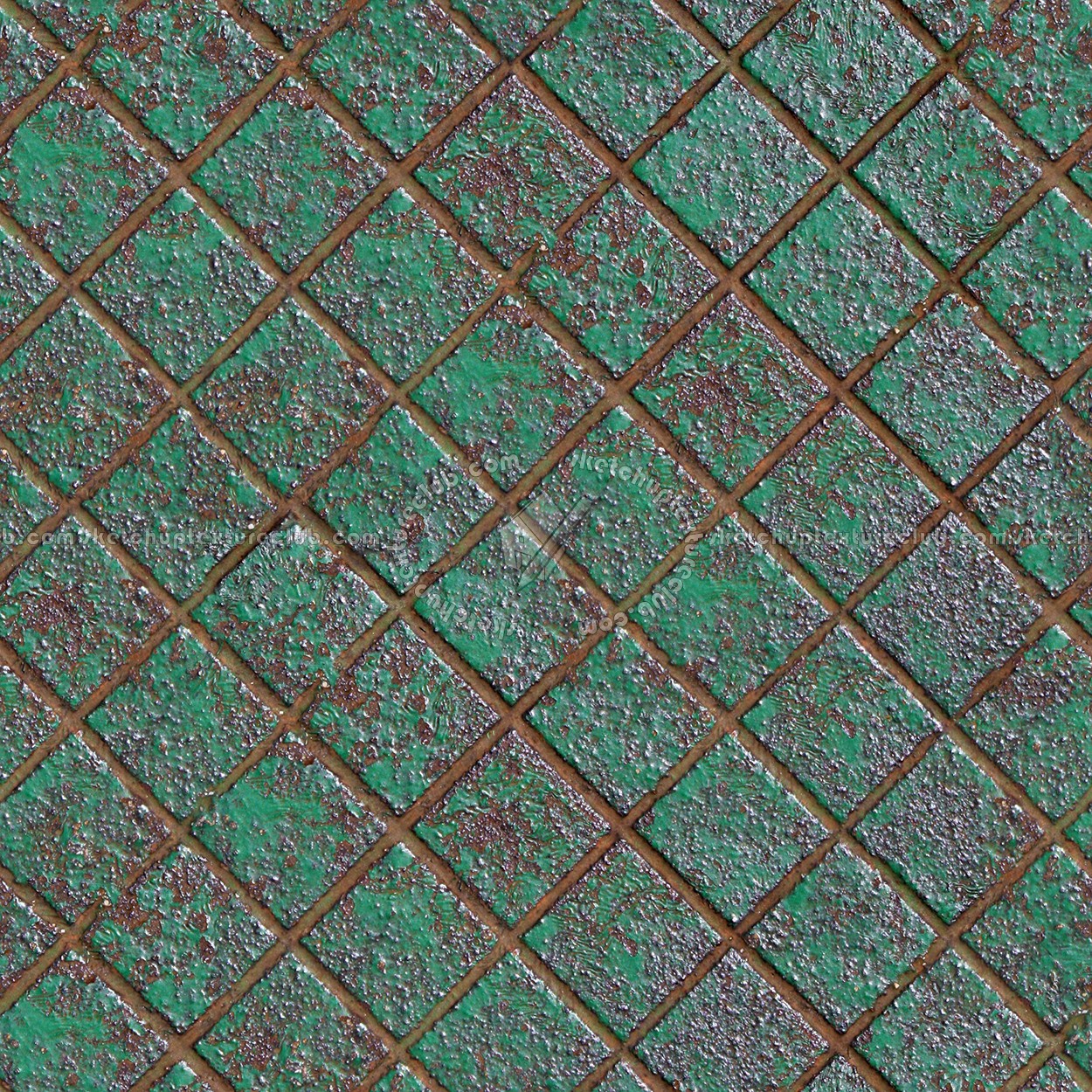 Textures   -   MATERIALS   -   METALS   -   Plates  - Iron rusty dirty metal plate texture seamless 10742 (seamless)