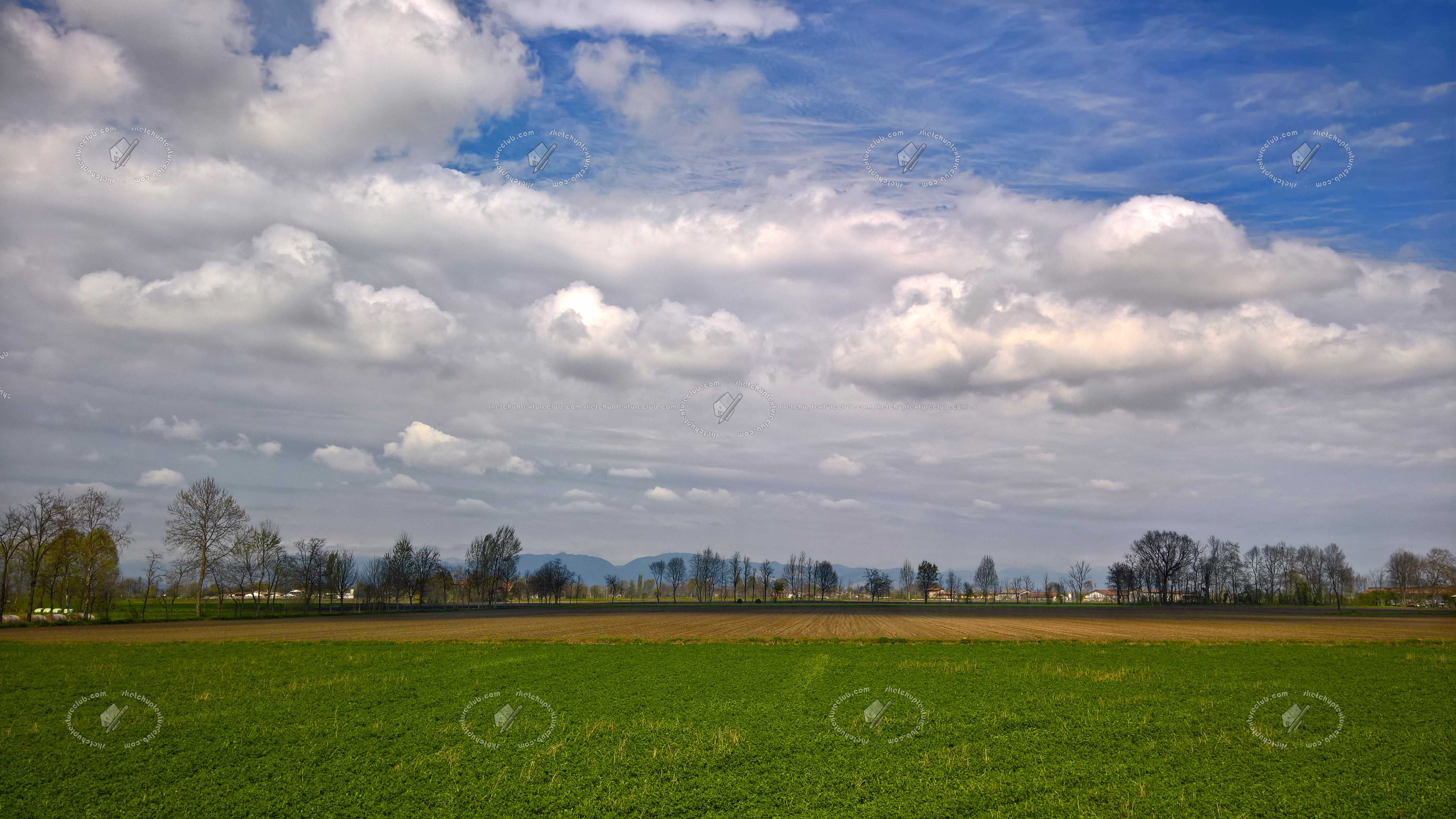 Textures   -   BACKGROUNDS & LANDSCAPES   -   NATURE   -   Countrysides & Hills  - Contryside landscape with cludy sky 20607
