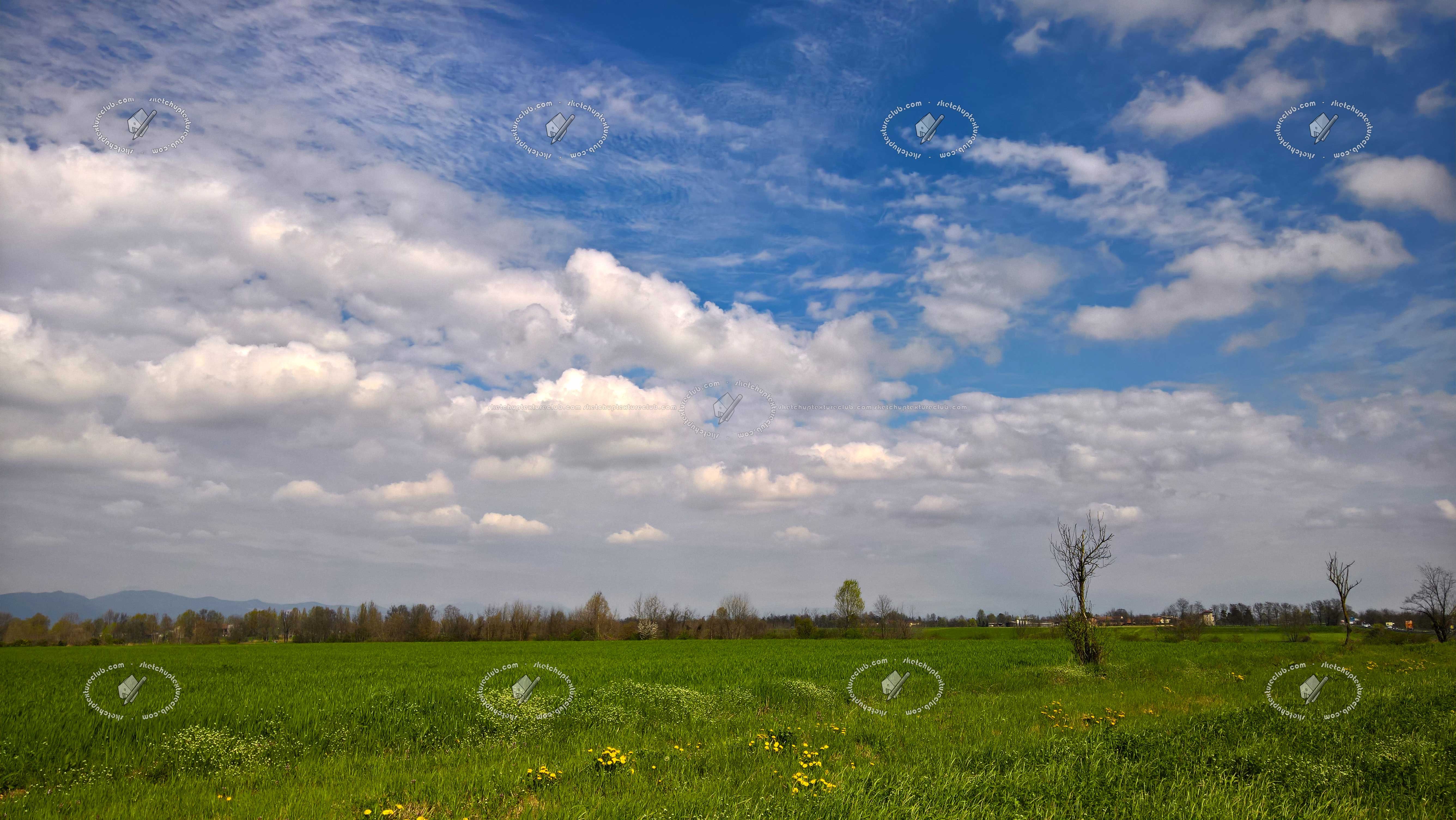 Textures   -   BACKGROUNDS & LANDSCAPES   -   NATURE   -   Countrysides & Hills  - Contryside landscape with cludy sky 20608