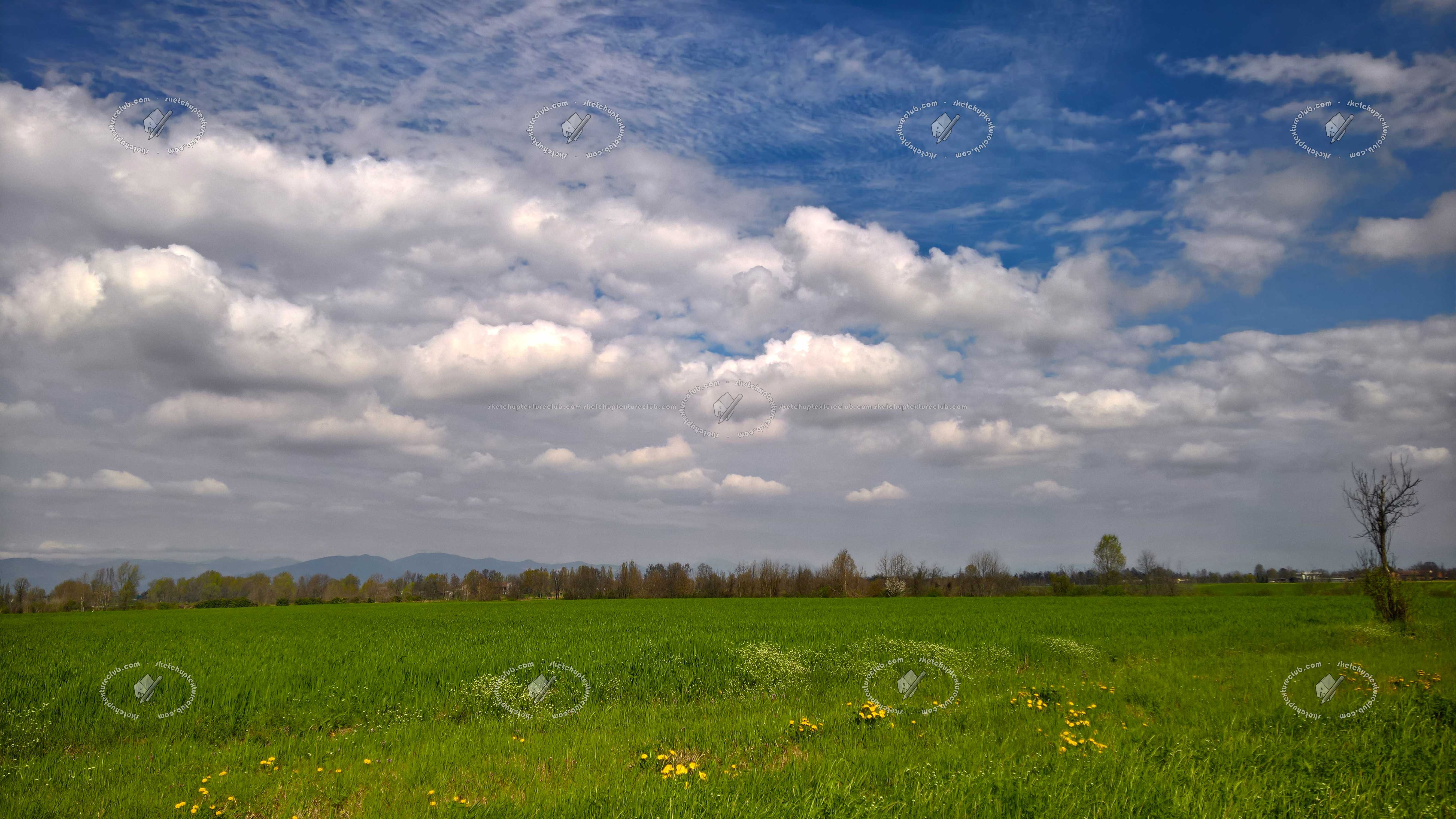 Textures   -   BACKGROUNDS & LANDSCAPES   -   NATURE   -   Countrysides & Hills  - Contryside landscape with cludy sky 20609