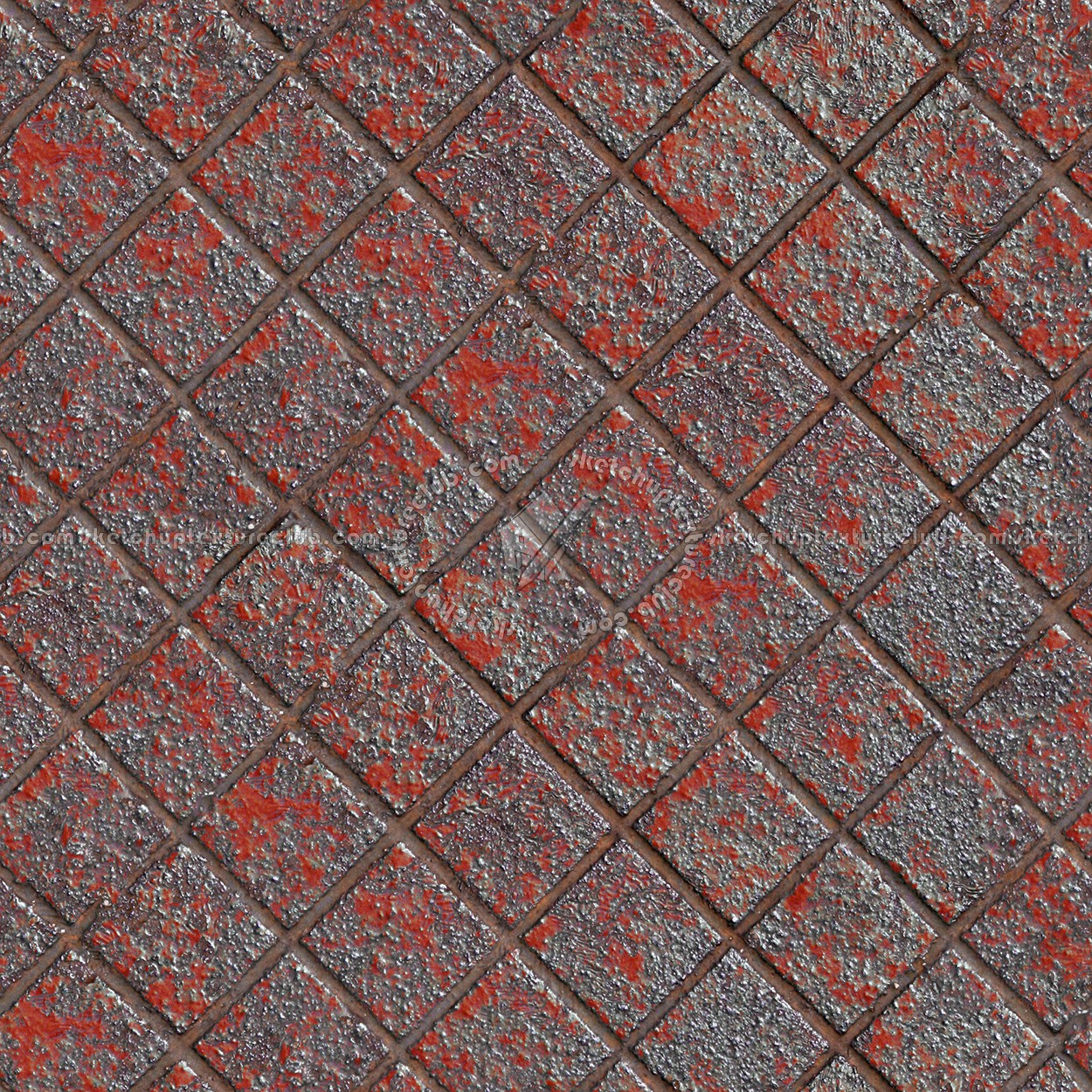 Textures   -   MATERIALS   -   METALS   -   Plates  - Iron rusty dirty metal plate texture seamless 10745 (seamless)
