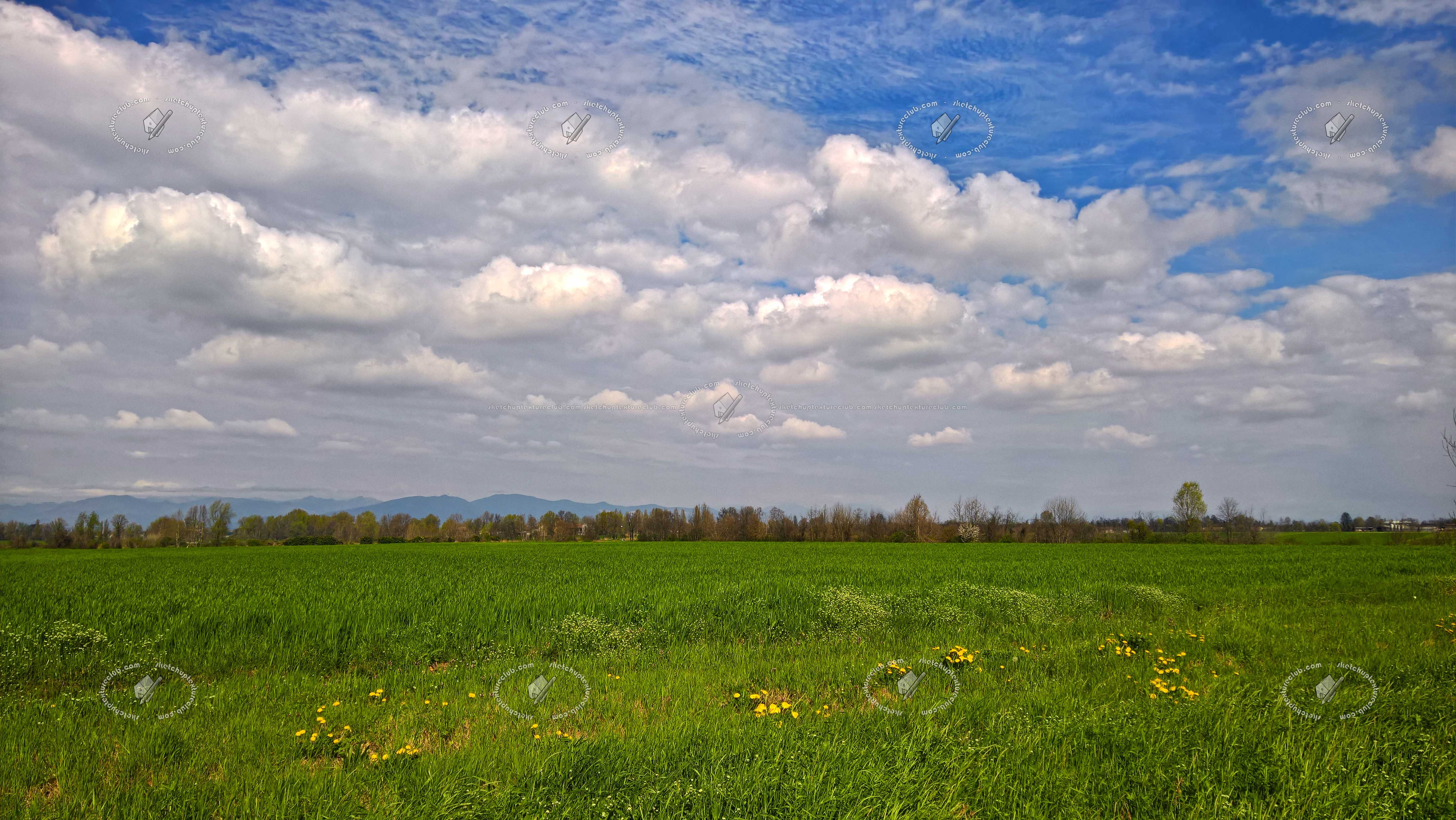 Textures   -   BACKGROUNDS & LANDSCAPES   -   NATURE   -   Countrysides & Hills  - Contryside landscape with cludy sky 20610