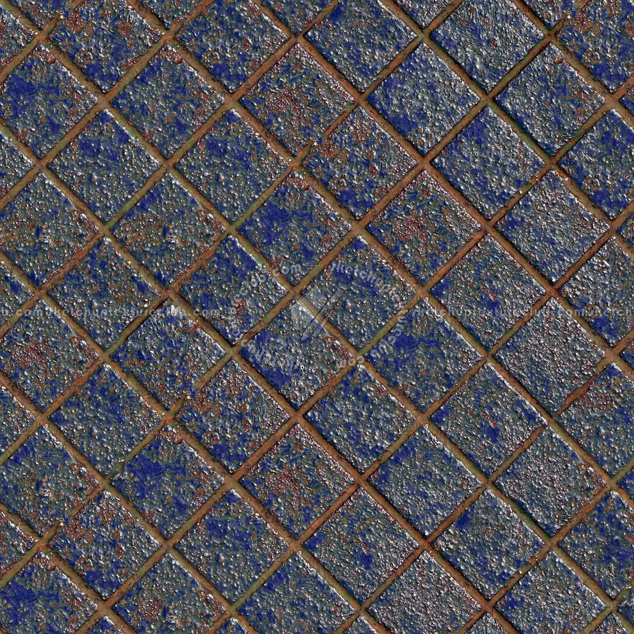 Textures   -   MATERIALS   -   METALS   -   Plates  - Iron rusty dirty metal plate texture seamless 10746 (seamless)