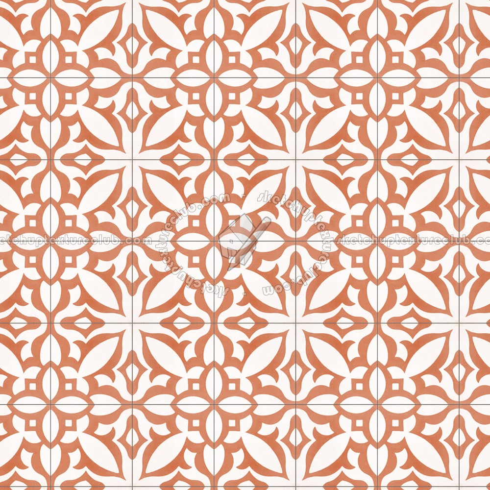 Textures   -   ARCHITECTURE   -   TILES INTERIOR   -   Cement - Encaustic   -   Encaustic  - Traditional encaustic cement ornate tile texture seamless 13611 (seamless)