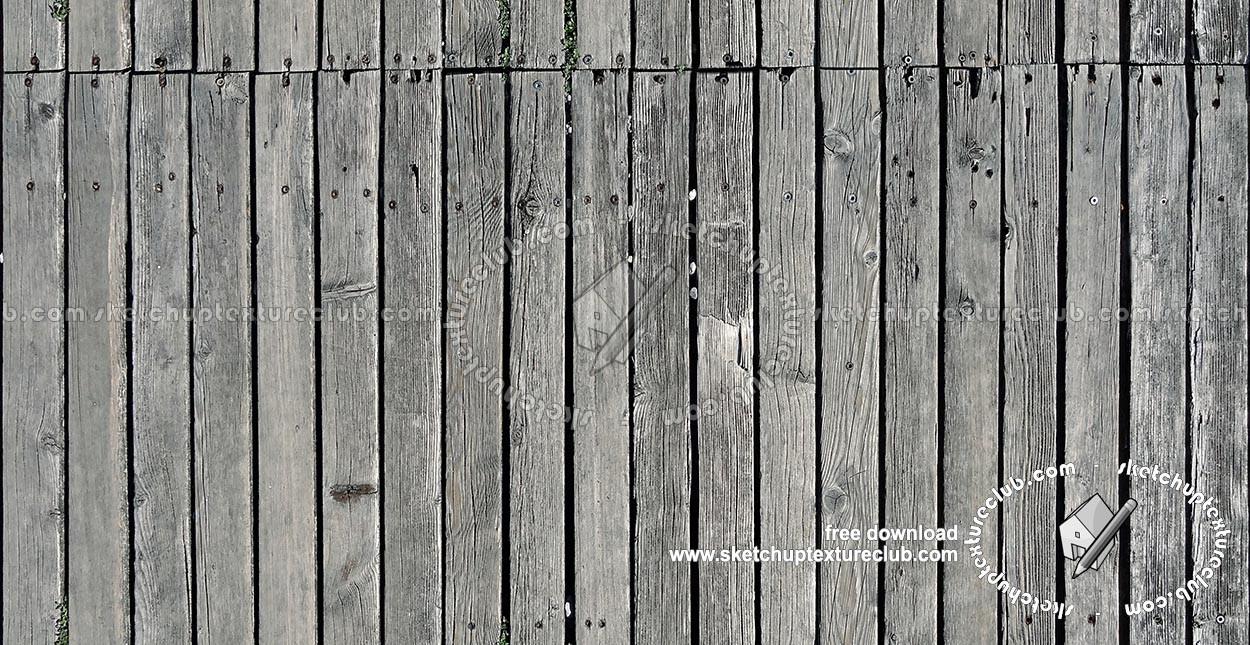 Textures   -   ARCHITECTURE   -   WOOD PLANKS   -   Wood decking  - Old wood decking texture seamless 18349 (seamless)